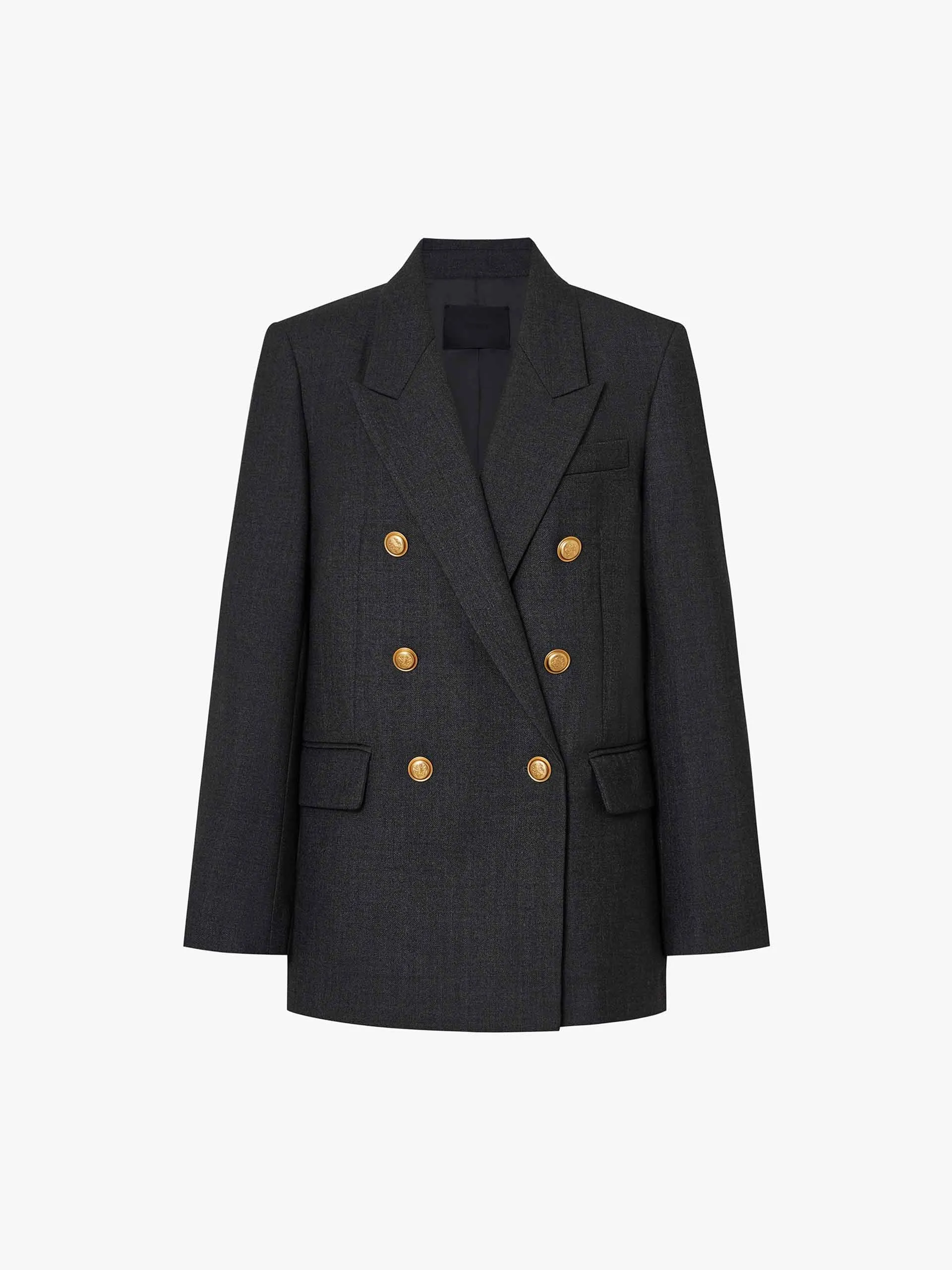 Metal Button Structured Blazer sold by Mo&Co product image thumbnail 5