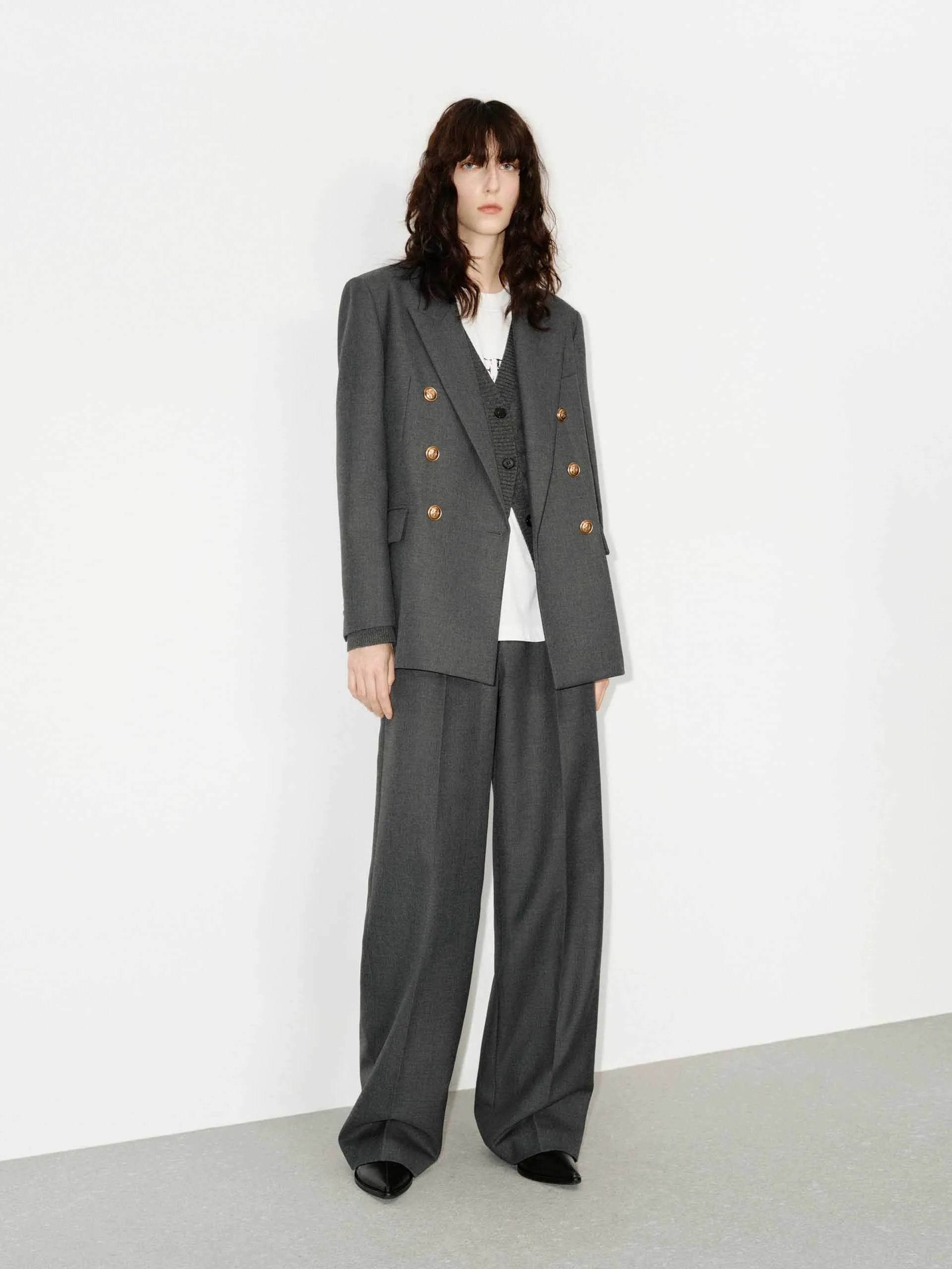 Metal Button Structured Blazer sold by Mo&Co product image thumbnail 2