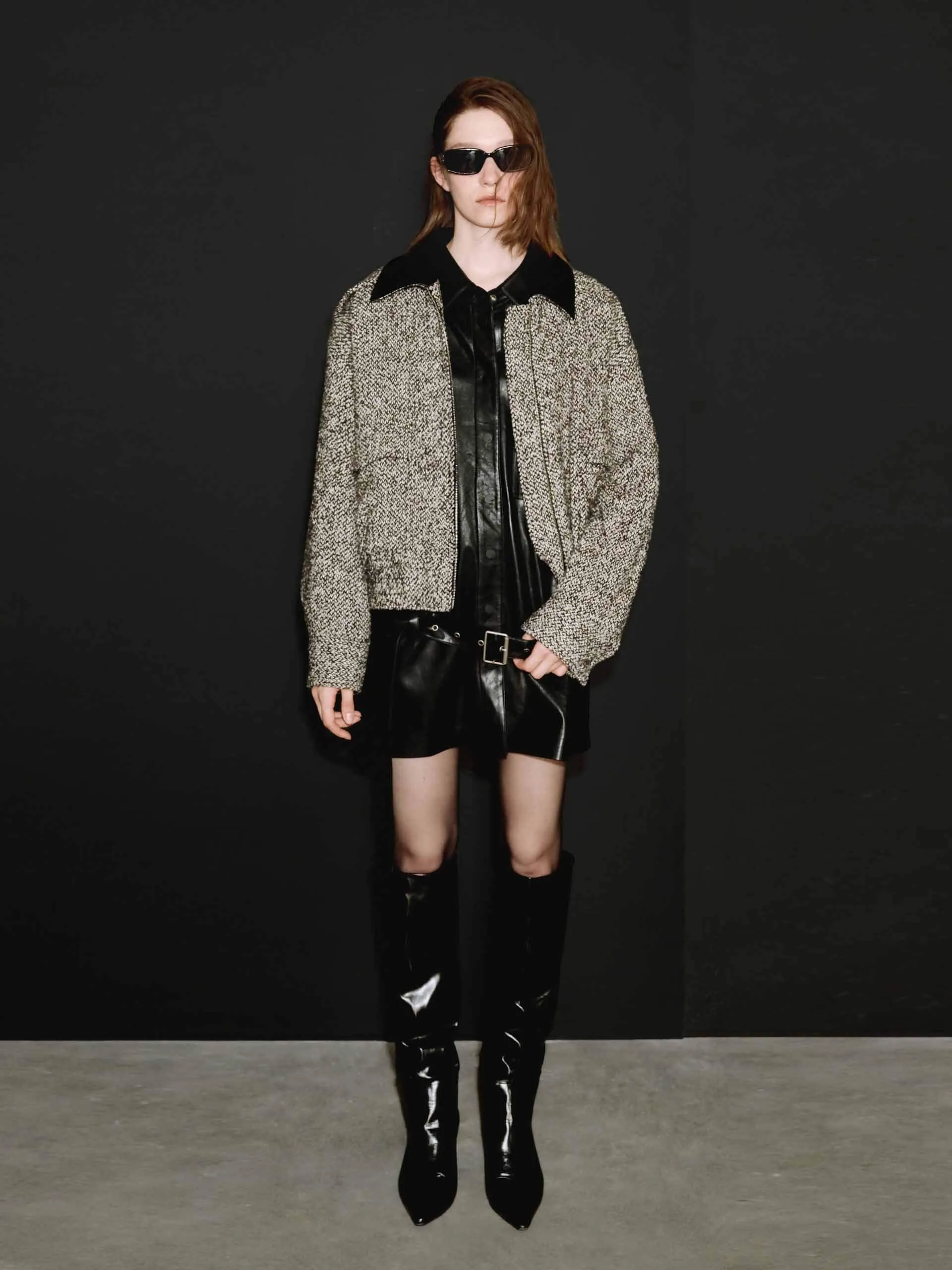 PU Collar Regular Jacket sold by Mo&Co product image thumbnail 2