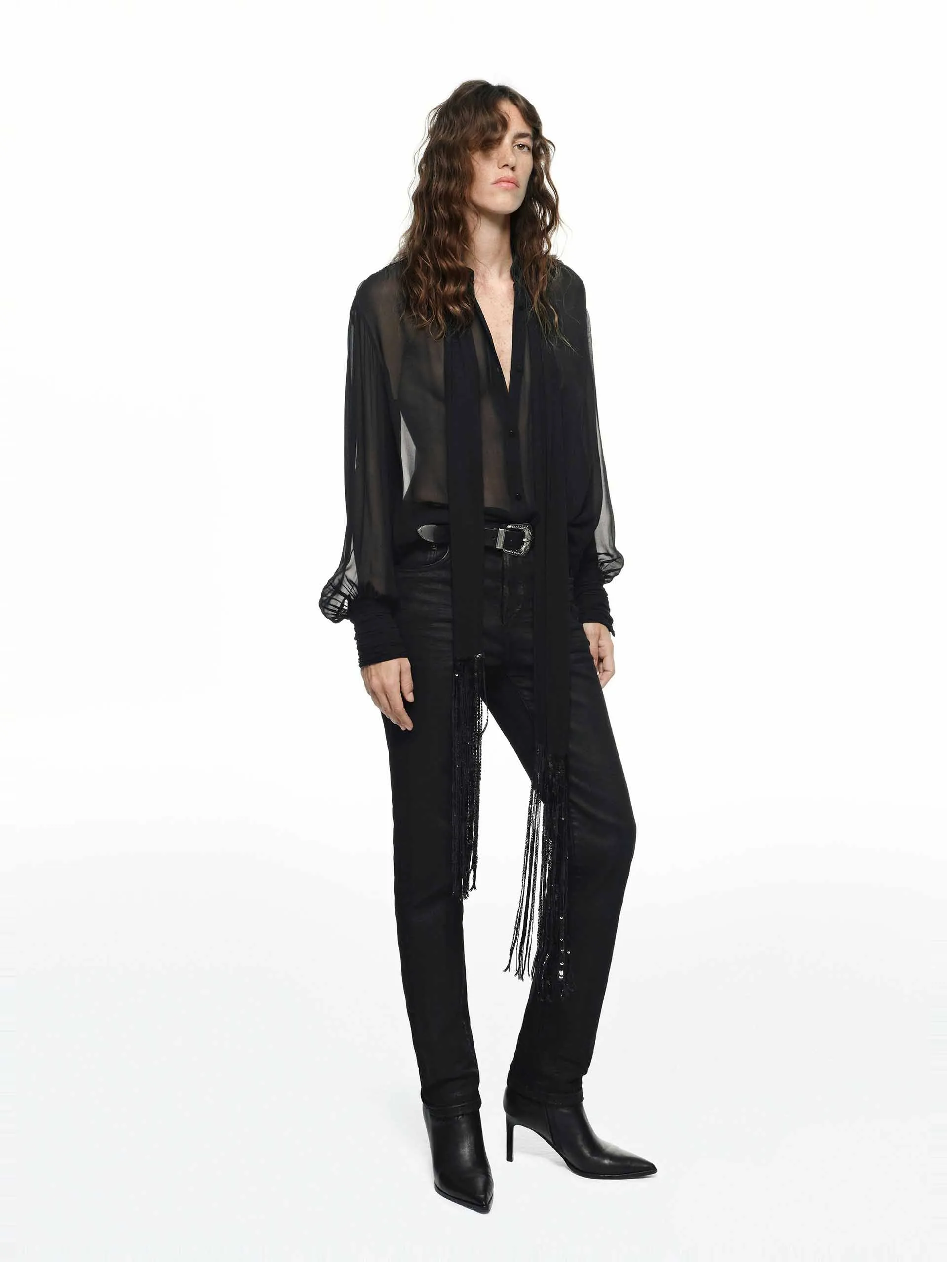 Classic Black Skinny Jeans sold by Mo&Co product image thumbnail 2