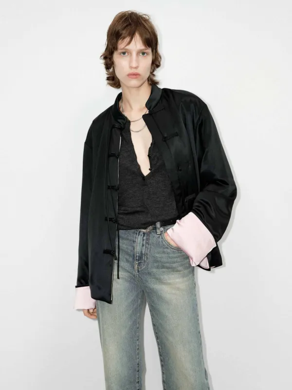 Cheongsam Button Quilted Coat sold by Mo&Co