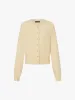 Wool Blend Button Cardigan sold by Mo&Co