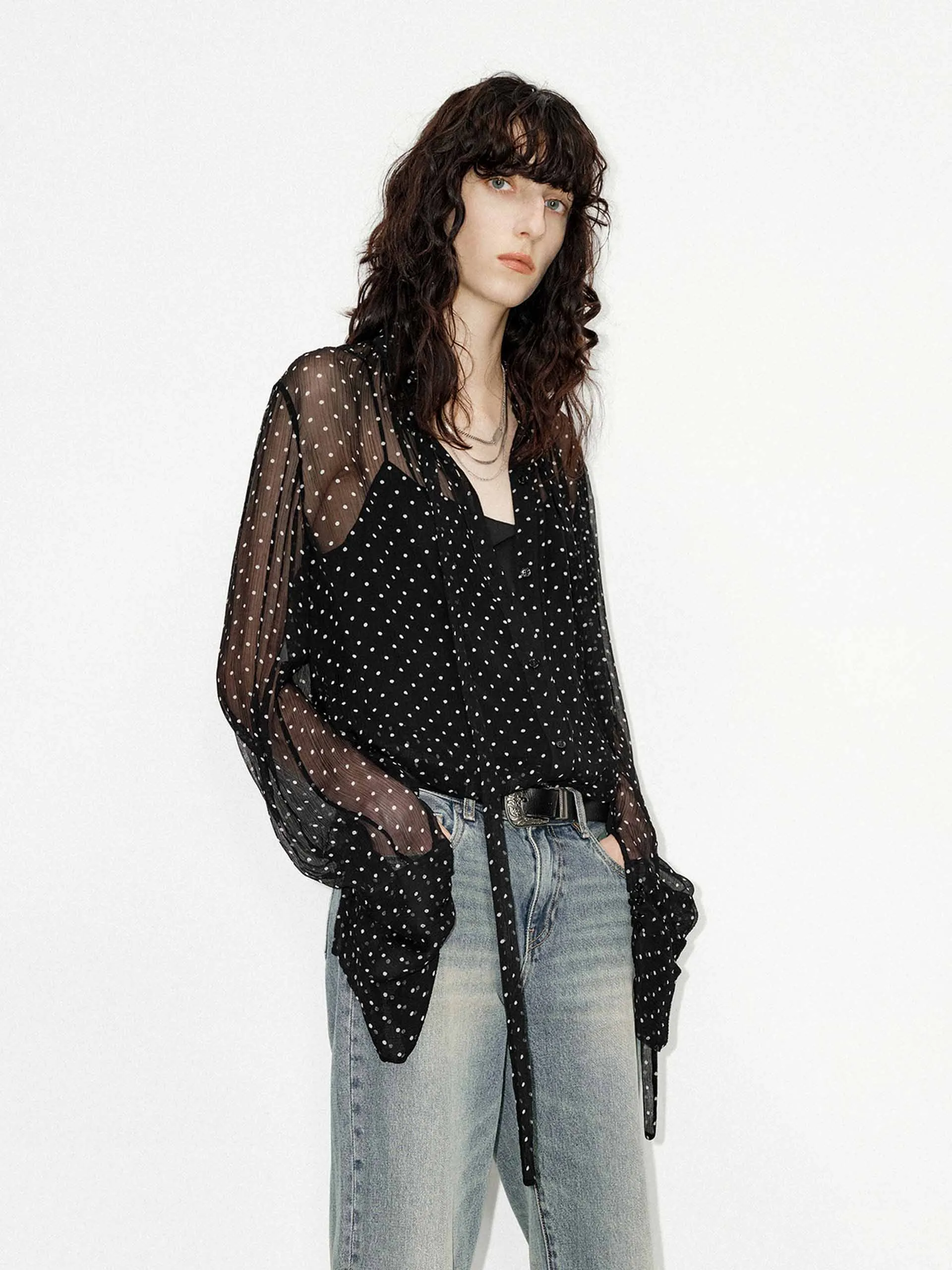 Tie Polka Dot Shirt sold by Mo&Co product image thumbnail 3