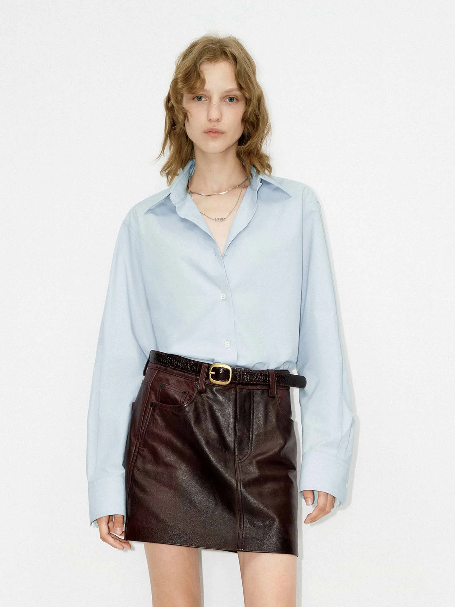 Button Closure Cotton Shirt sold by Mo&Co product image thumbnail 2