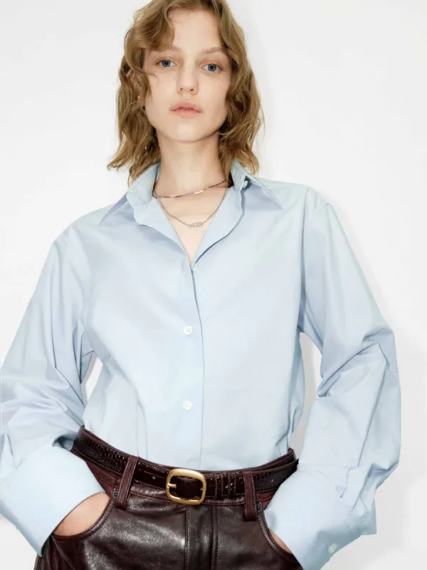 Button Closure Cotton Shirt sold by Mo&Co