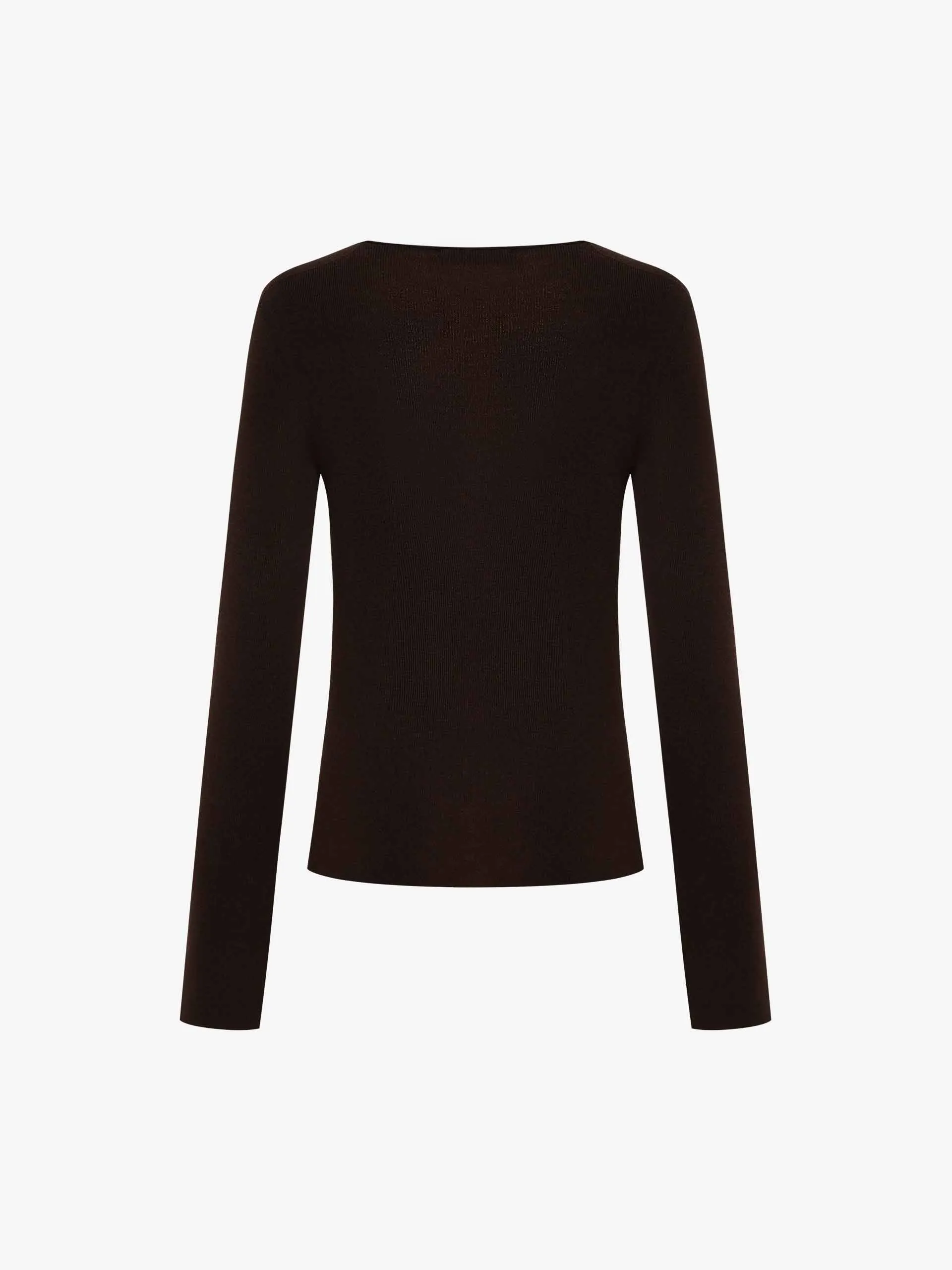 Fitted Merino Wool Sweater sold by Mo&Co product image thumbnail 2