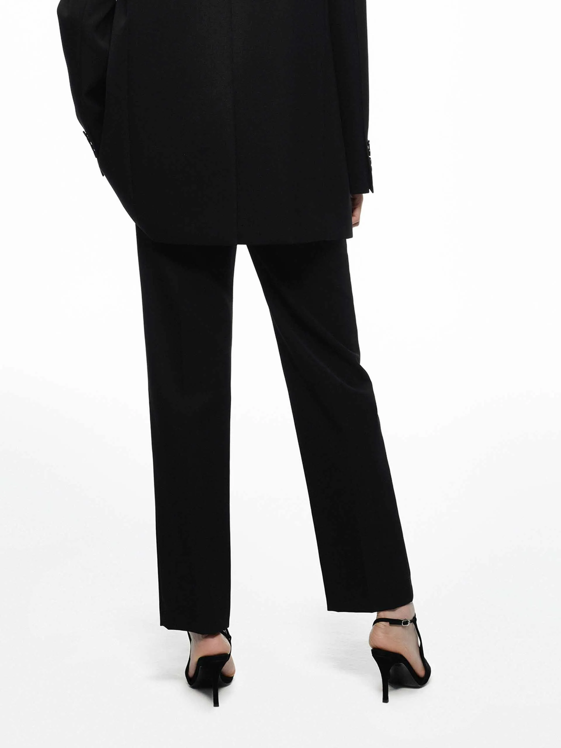 Tailored Wool Ankle Pants sold by Mo&Co product image thumbnail 3