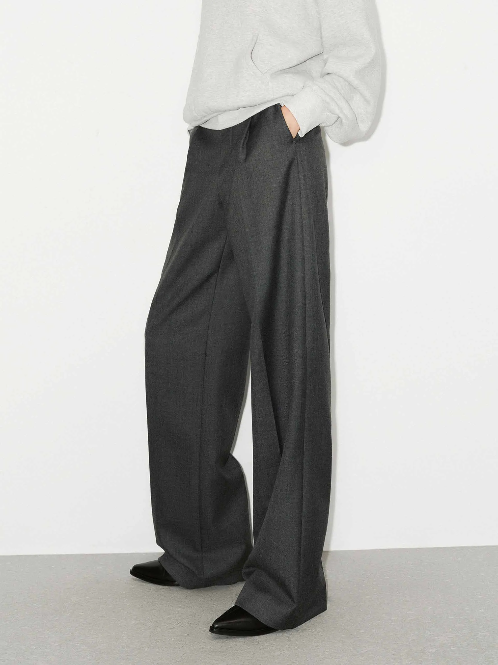 Tailored Wool Blend Pants sold by Mo&Co product image thumbnail 4