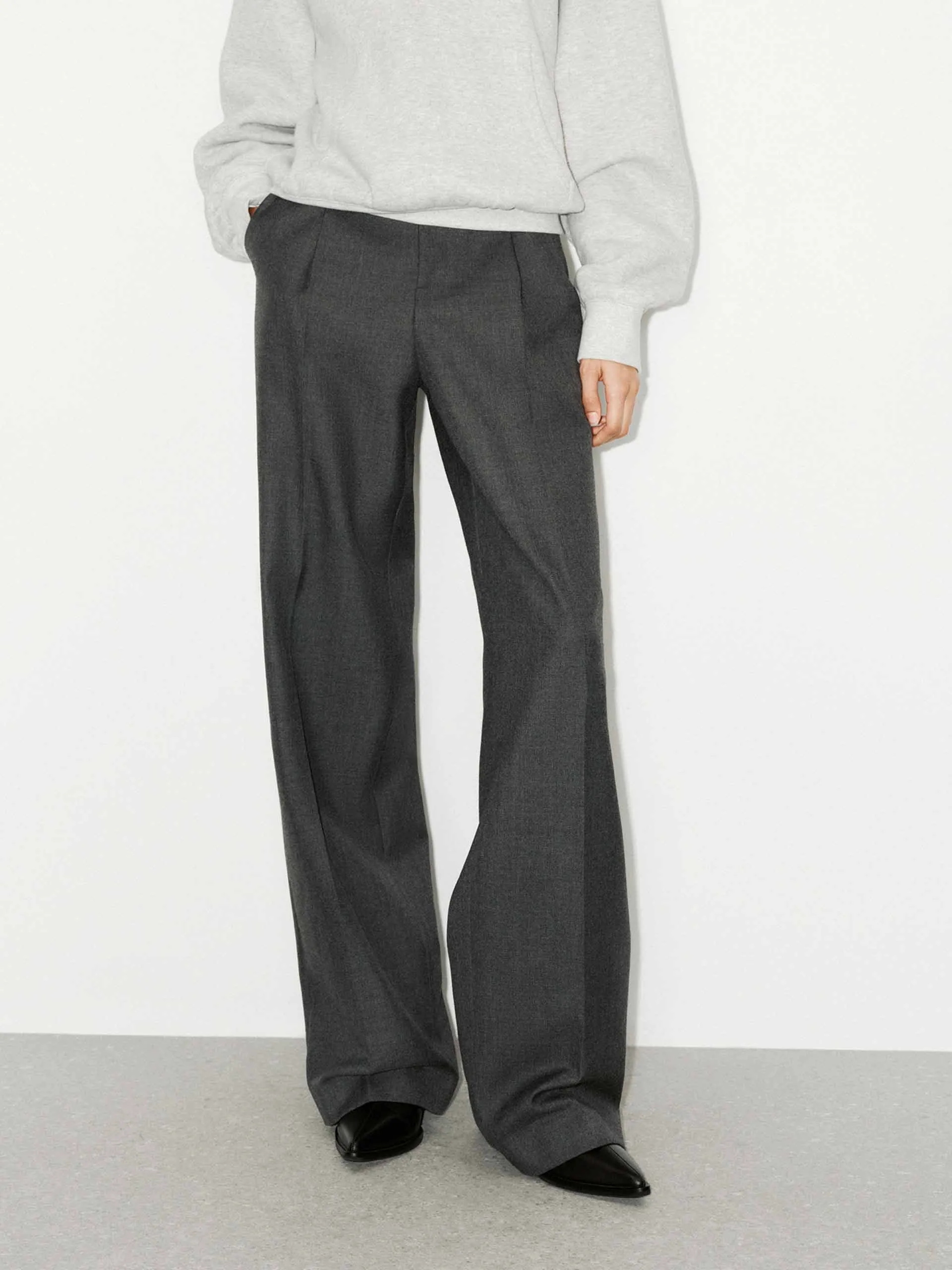 Tailored Wool Blend Pants sold by Mo&Co