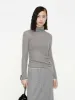 Contrast Detail Turtleneck Top sold by Mo&Co
