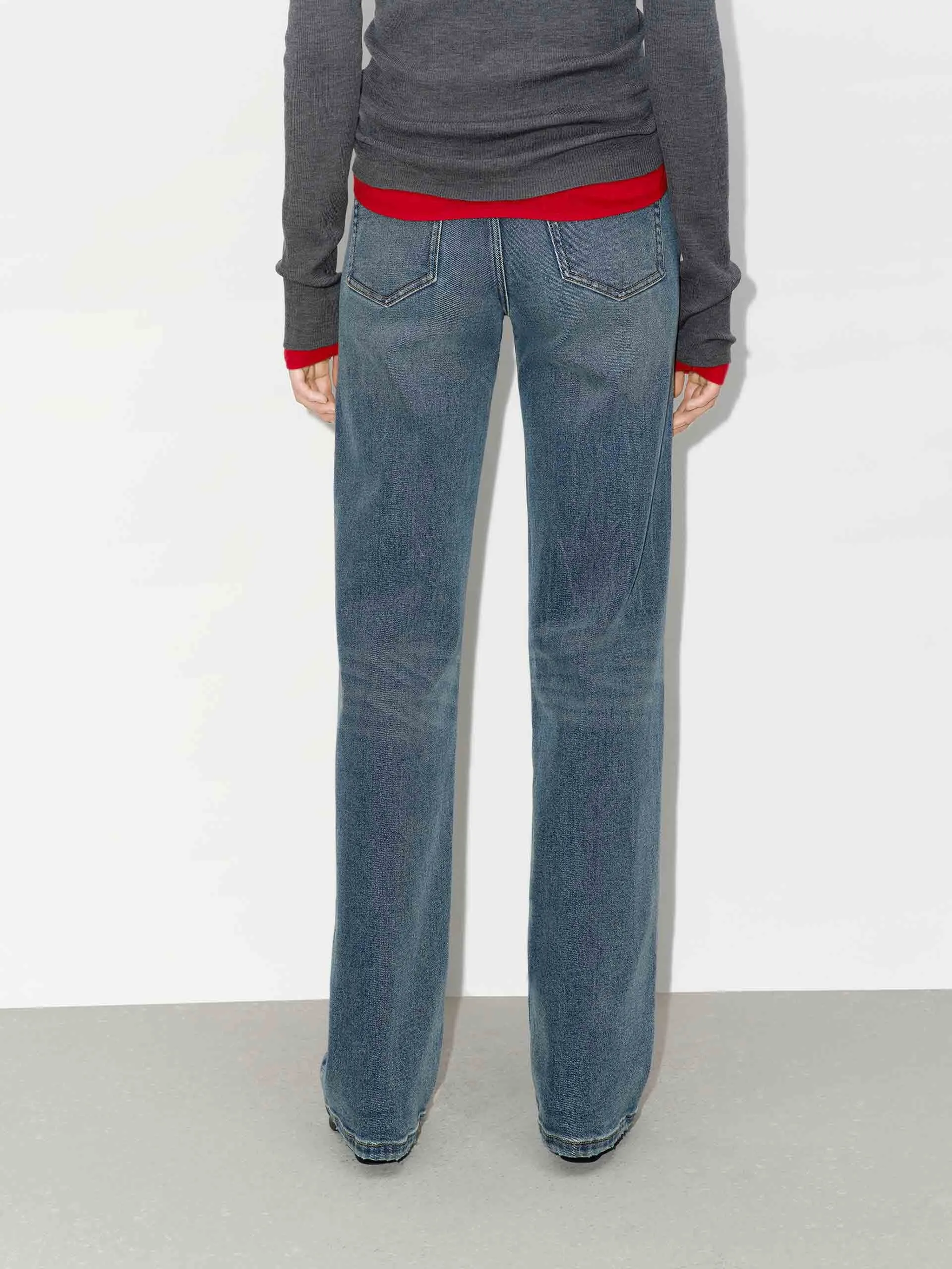 Blue Washed Straight Jeans sold by Mo&Co product image thumbnail 3