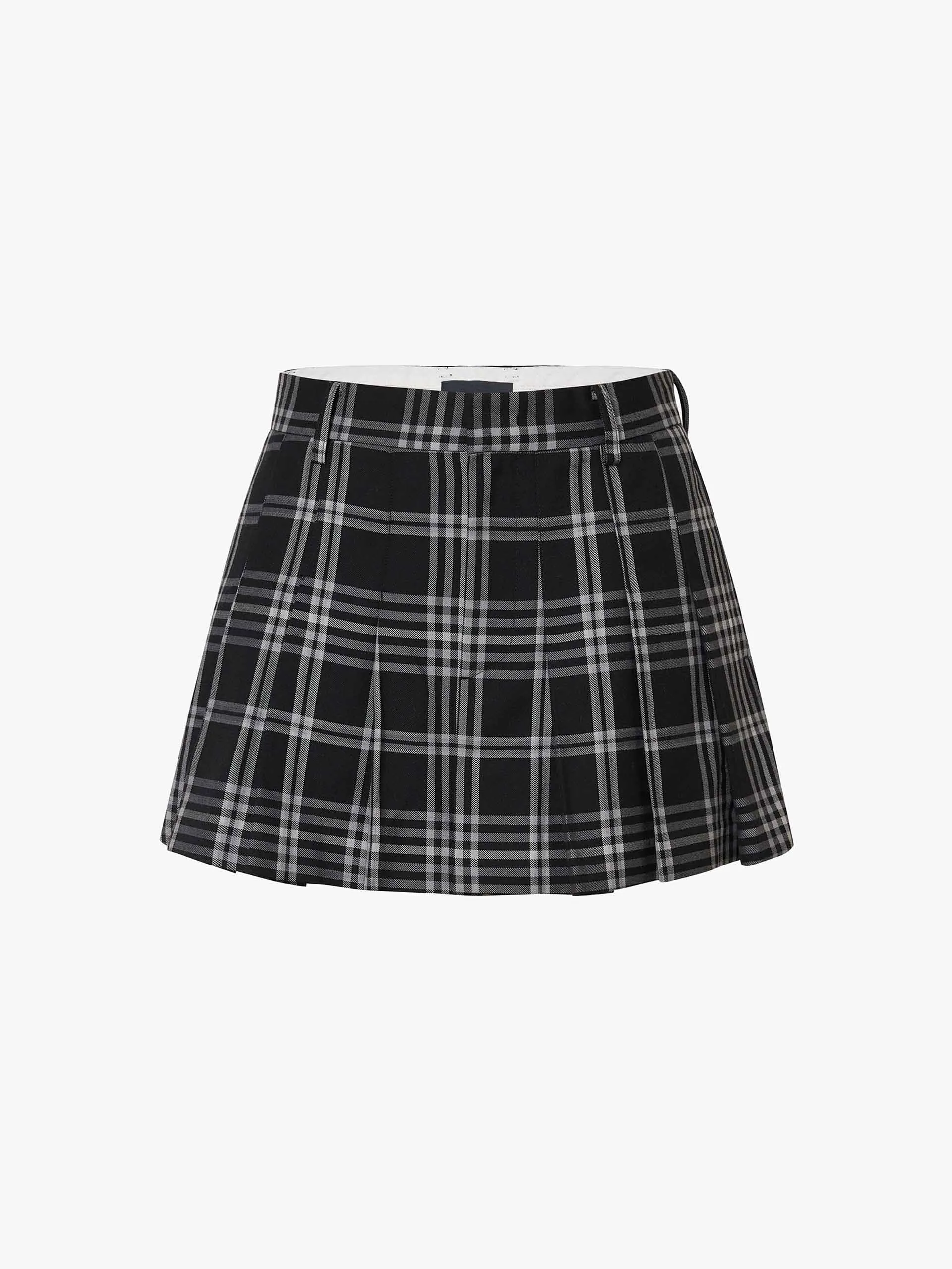 Mini Plaid Pleated Skirt sold by Mo&Co product image thumbnail 5