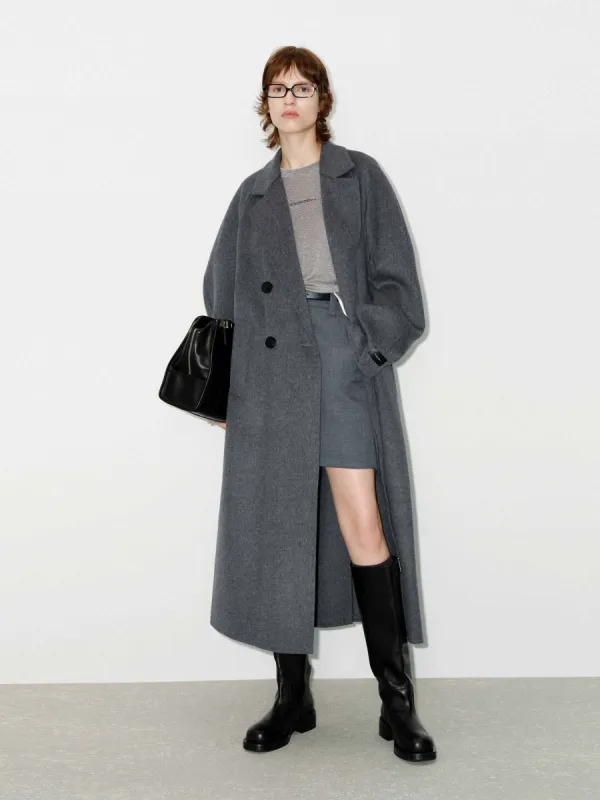Merino Wool Long Coat sold by Mo&Co