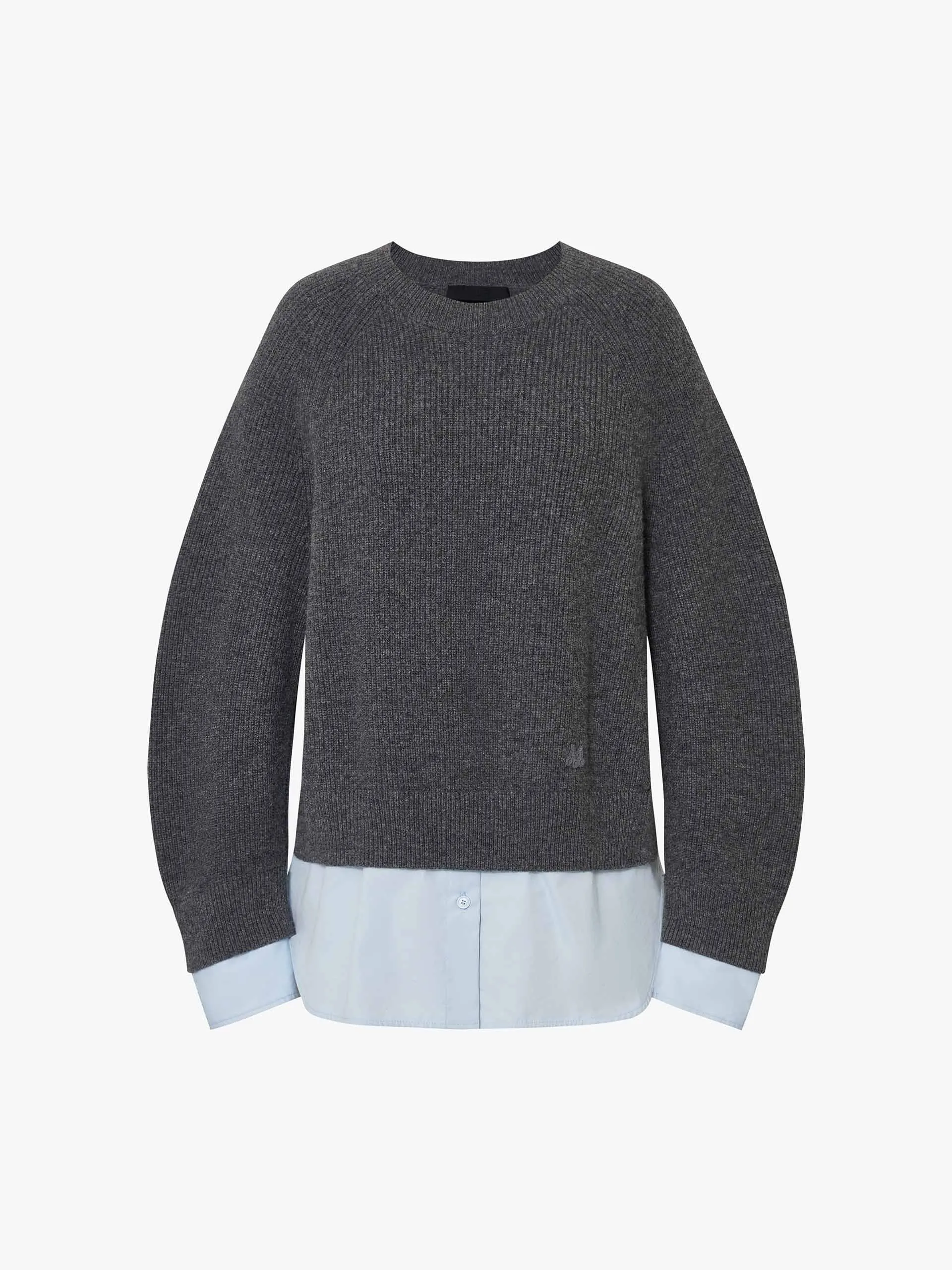 Paneled Detail Knit Sweater sold by Mo&Co product image thumbnail 5
