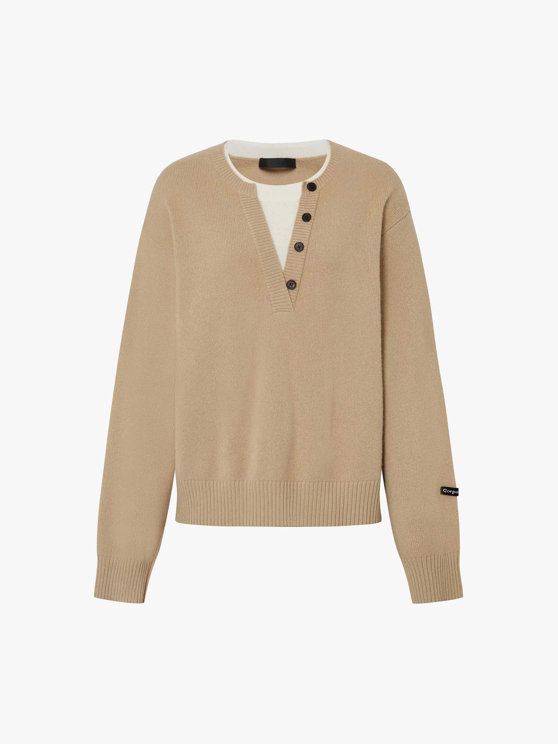 V-neck Loose Sweater sold by Mo&Co product image thumbnail 5