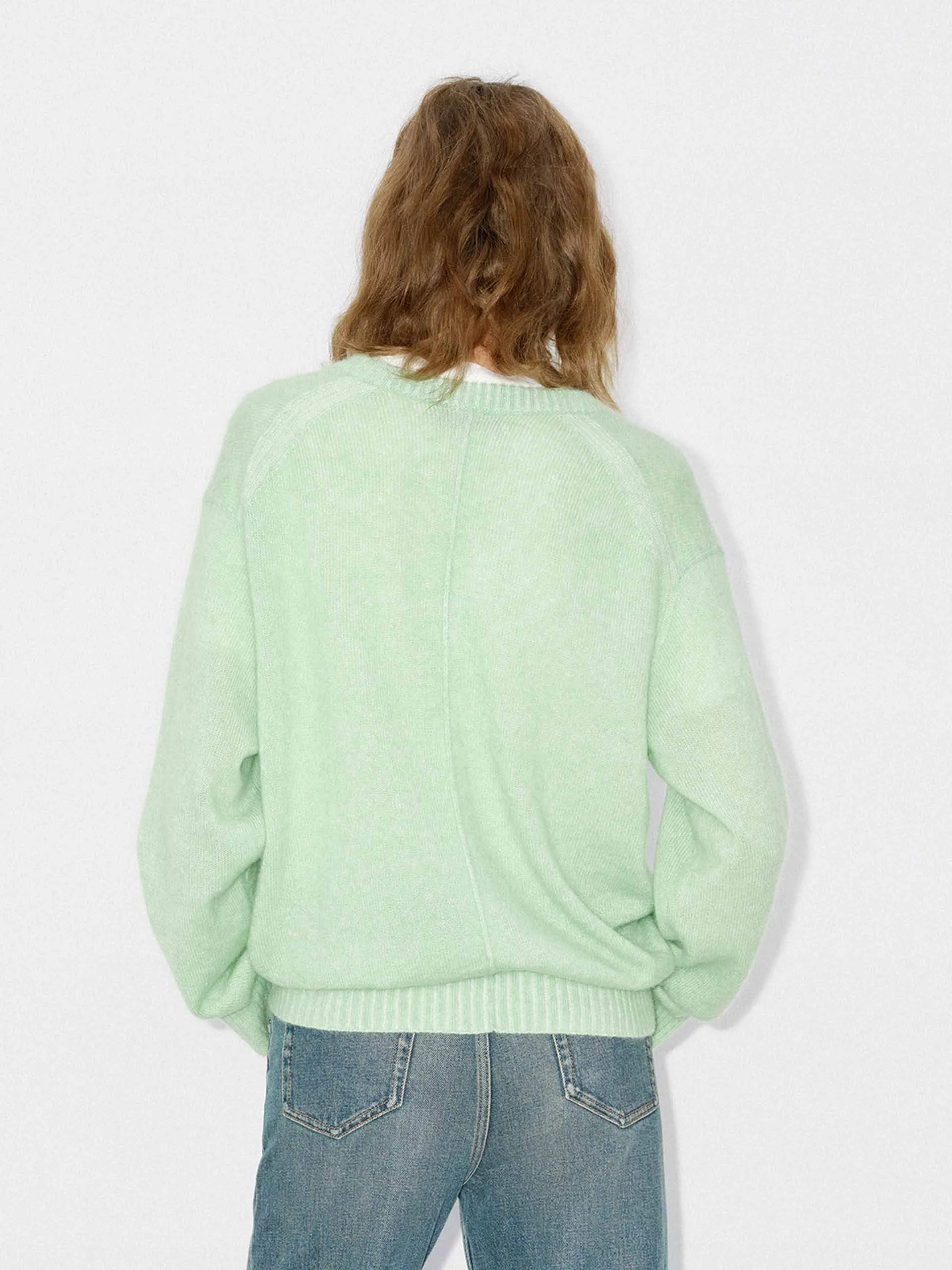 V-neck Loose Sweater sold by Mo&Co product image thumbnail 3