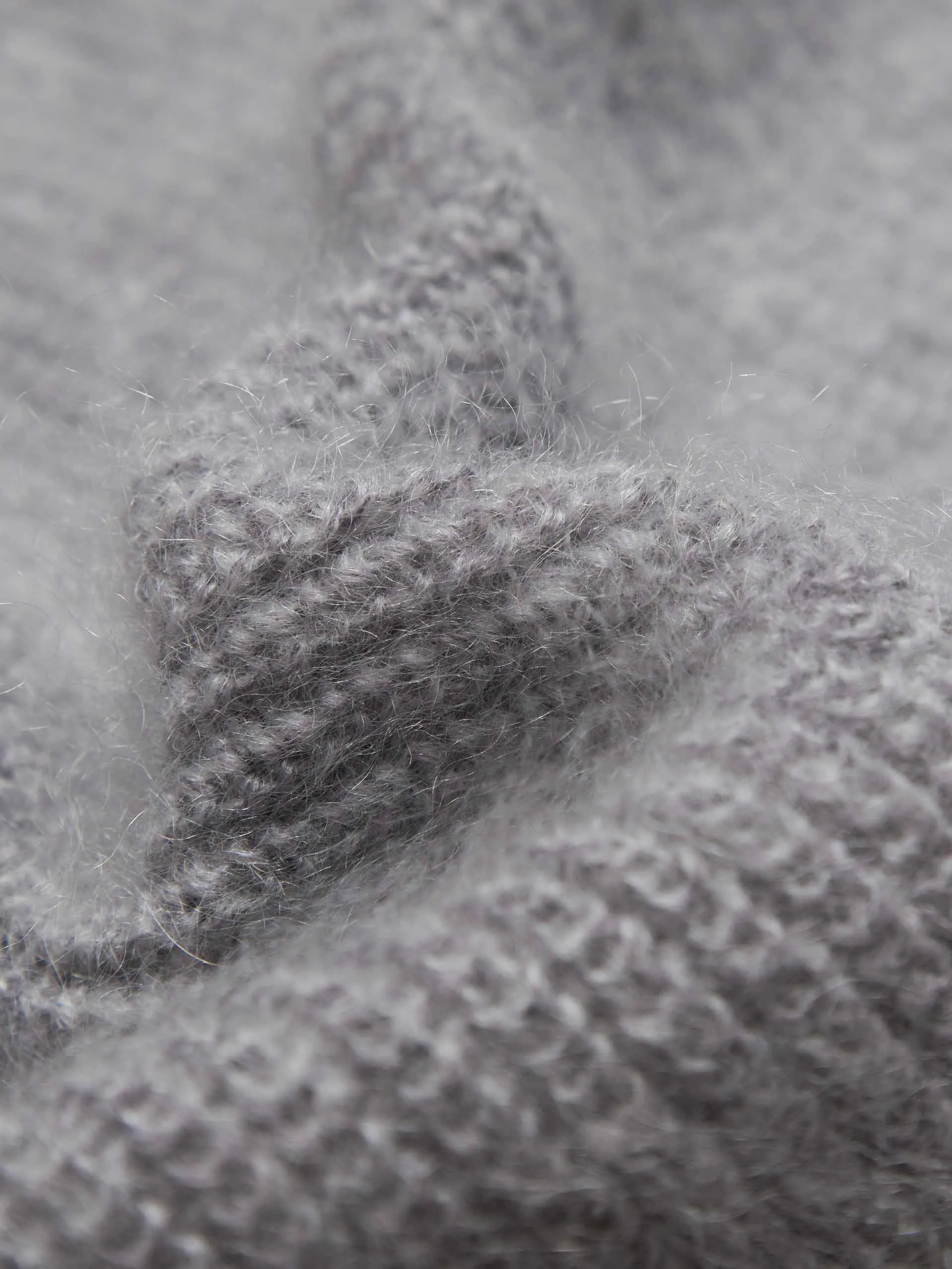 Fluffy Textured Knit Cardigan sold by Mo&Co product image thumbnail 4