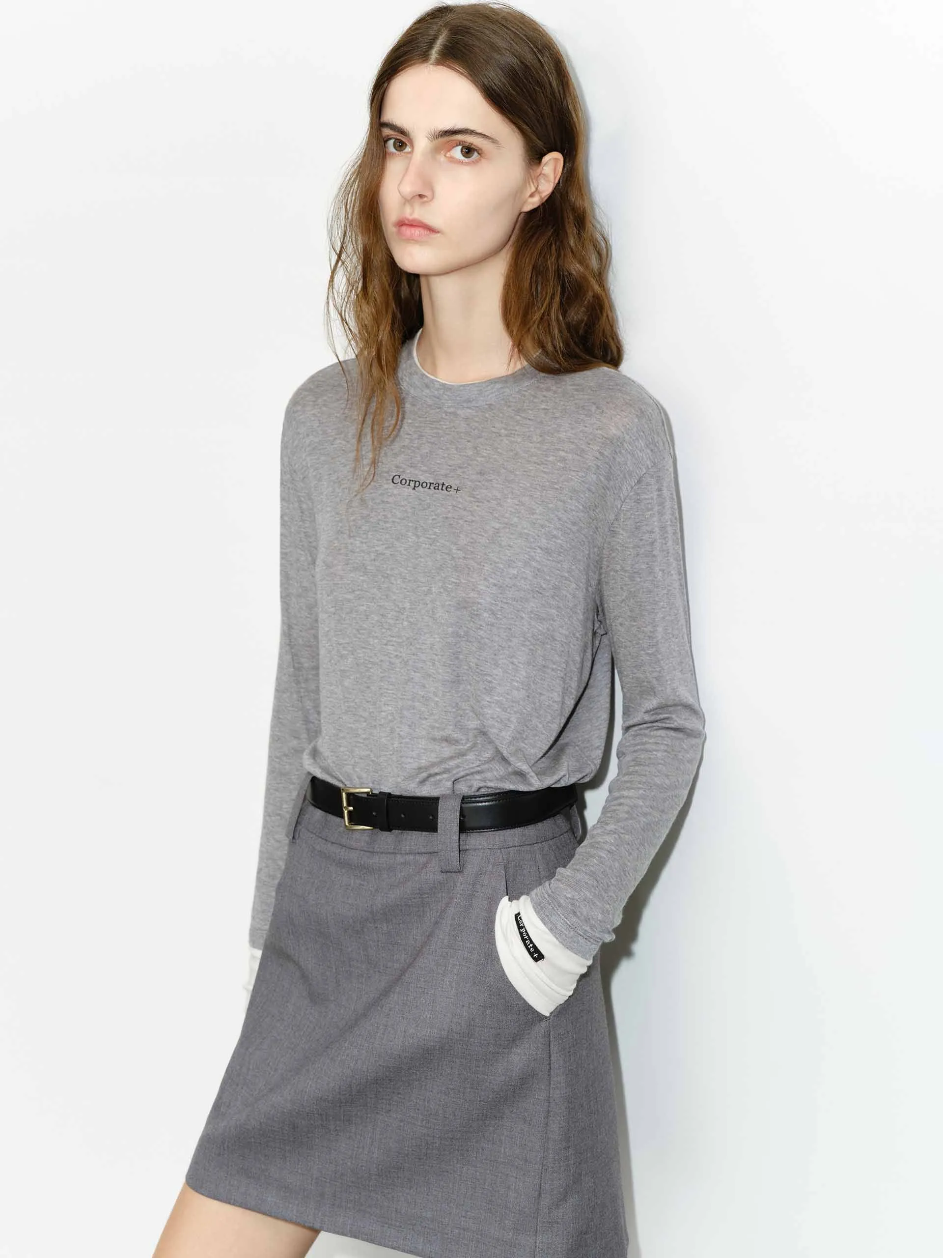 Contrast Detail Loose Top sold by Mo&Co product image thumbnail 2