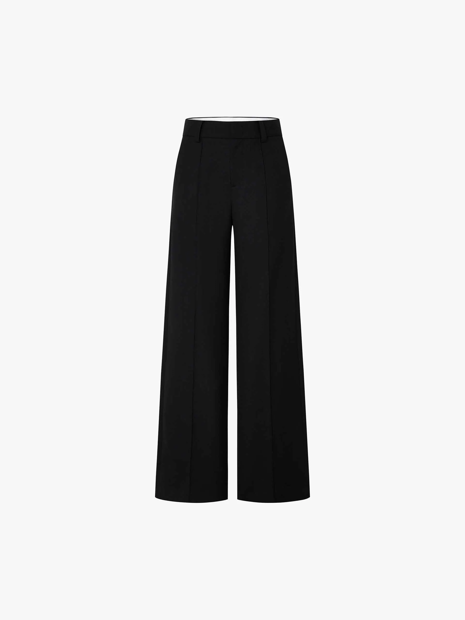 Wool Blend Tailored Twill Pants sold by Mo&Co product image thumbnail 5