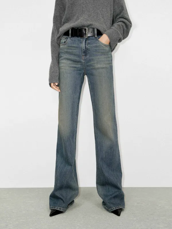 Slightly Flared Cotton Jeans sold by Mo&Co