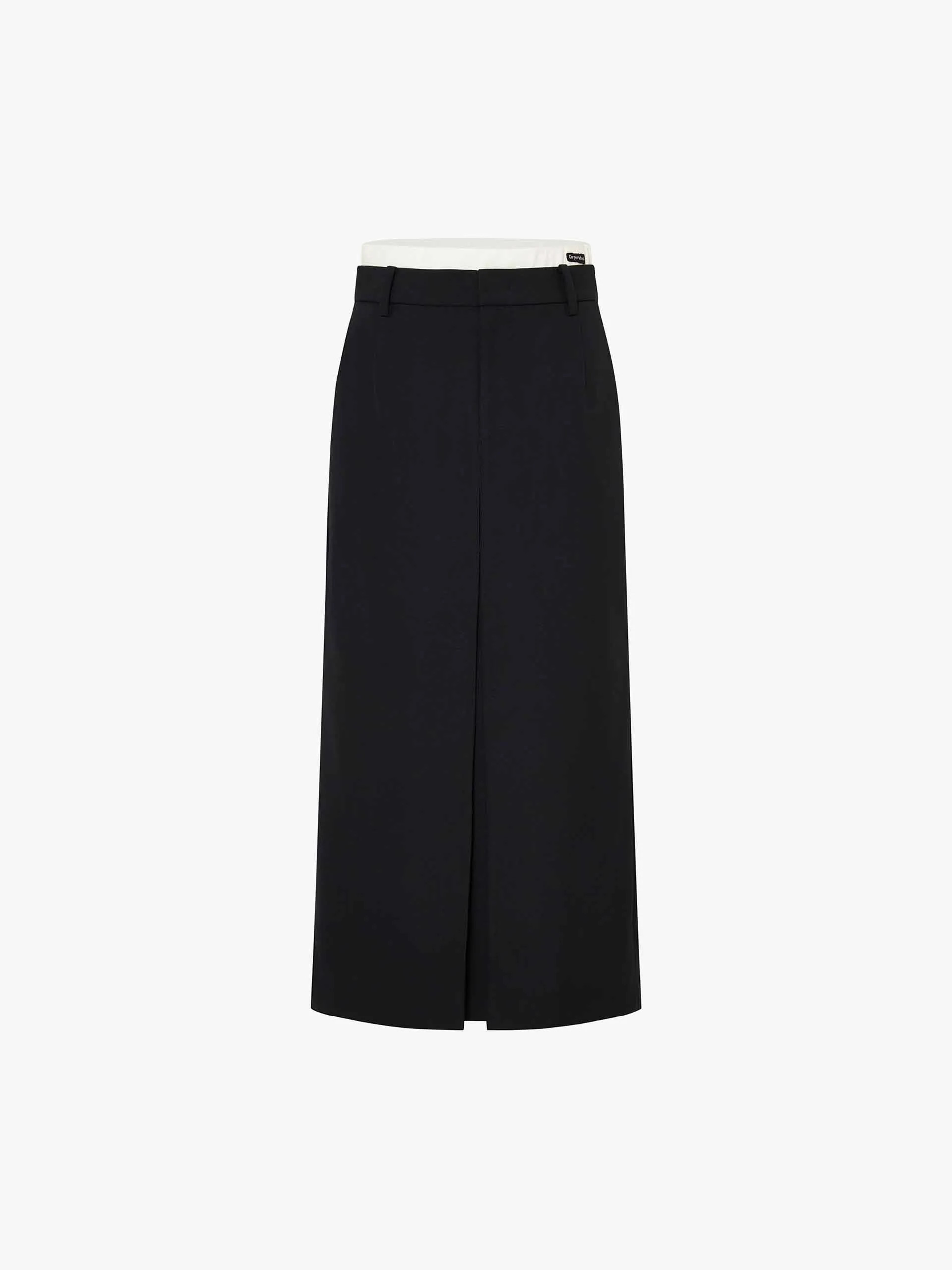 Maxi Wool Blend Skirt sold by Mo&Co product image thumbnail 5