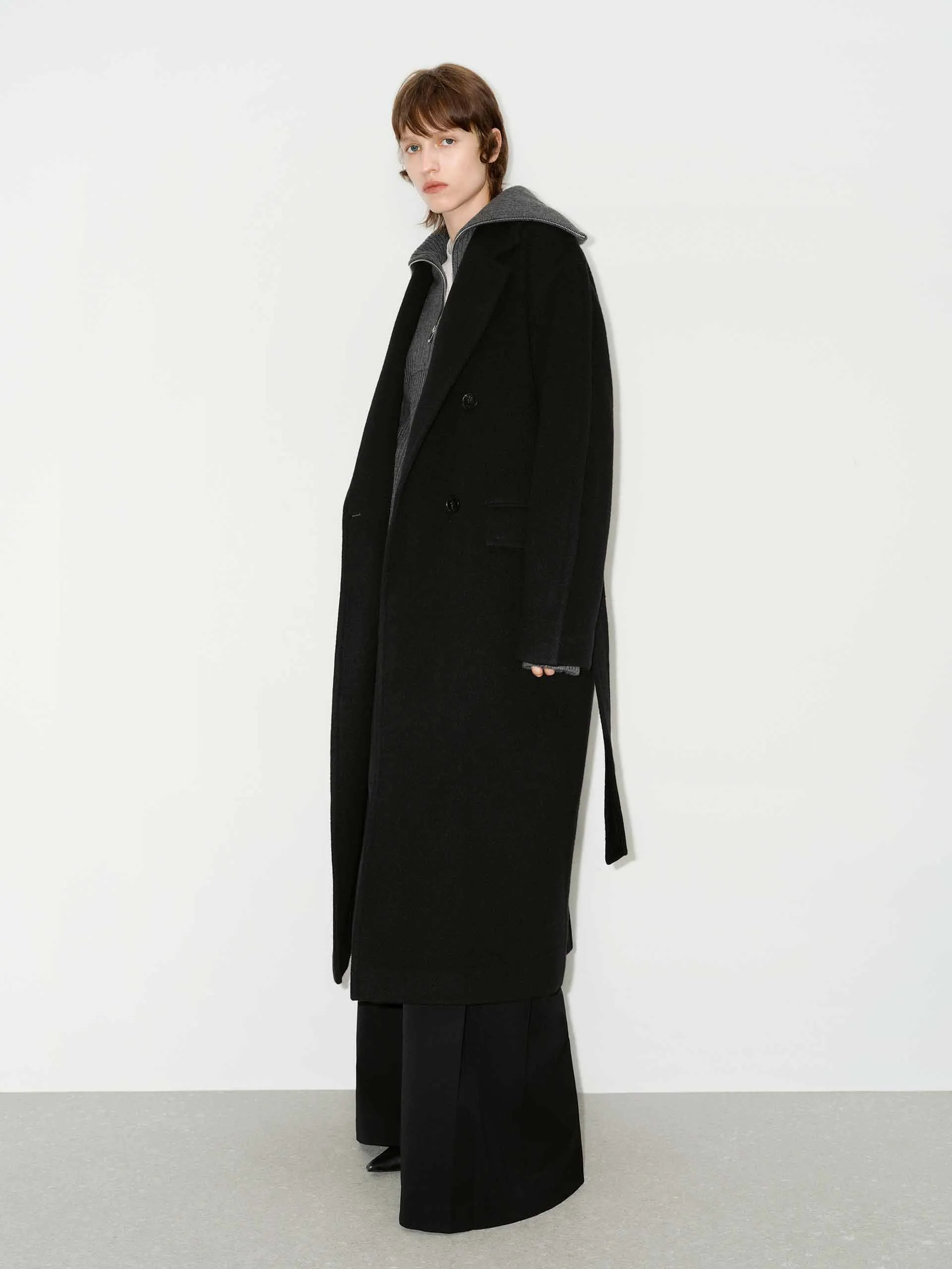 Double Breasted Belted Coat sold by Mo&Co product image thumbnail 2