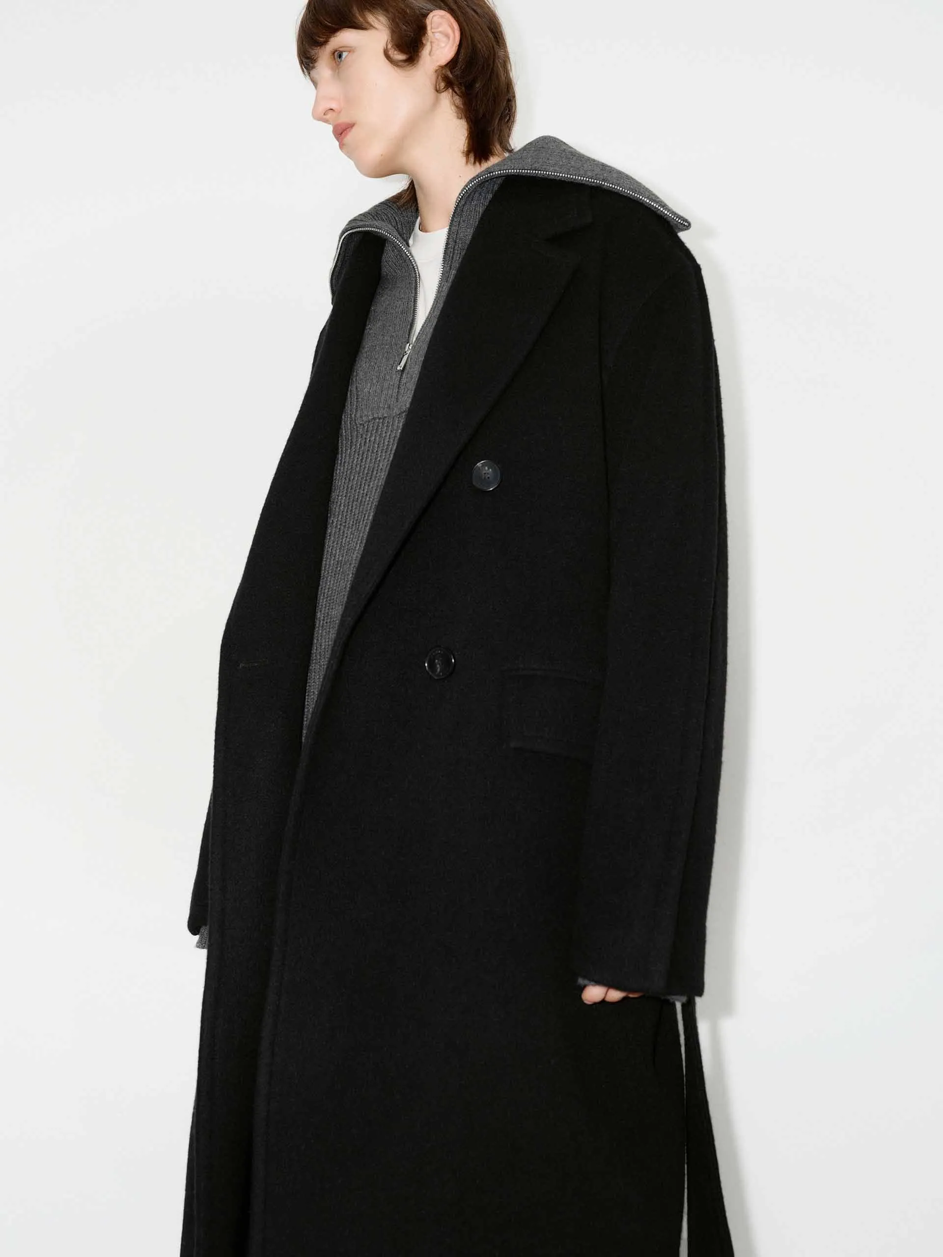 Double Breasted Belted Coat sold by Mo&Co product image thumbnail 4