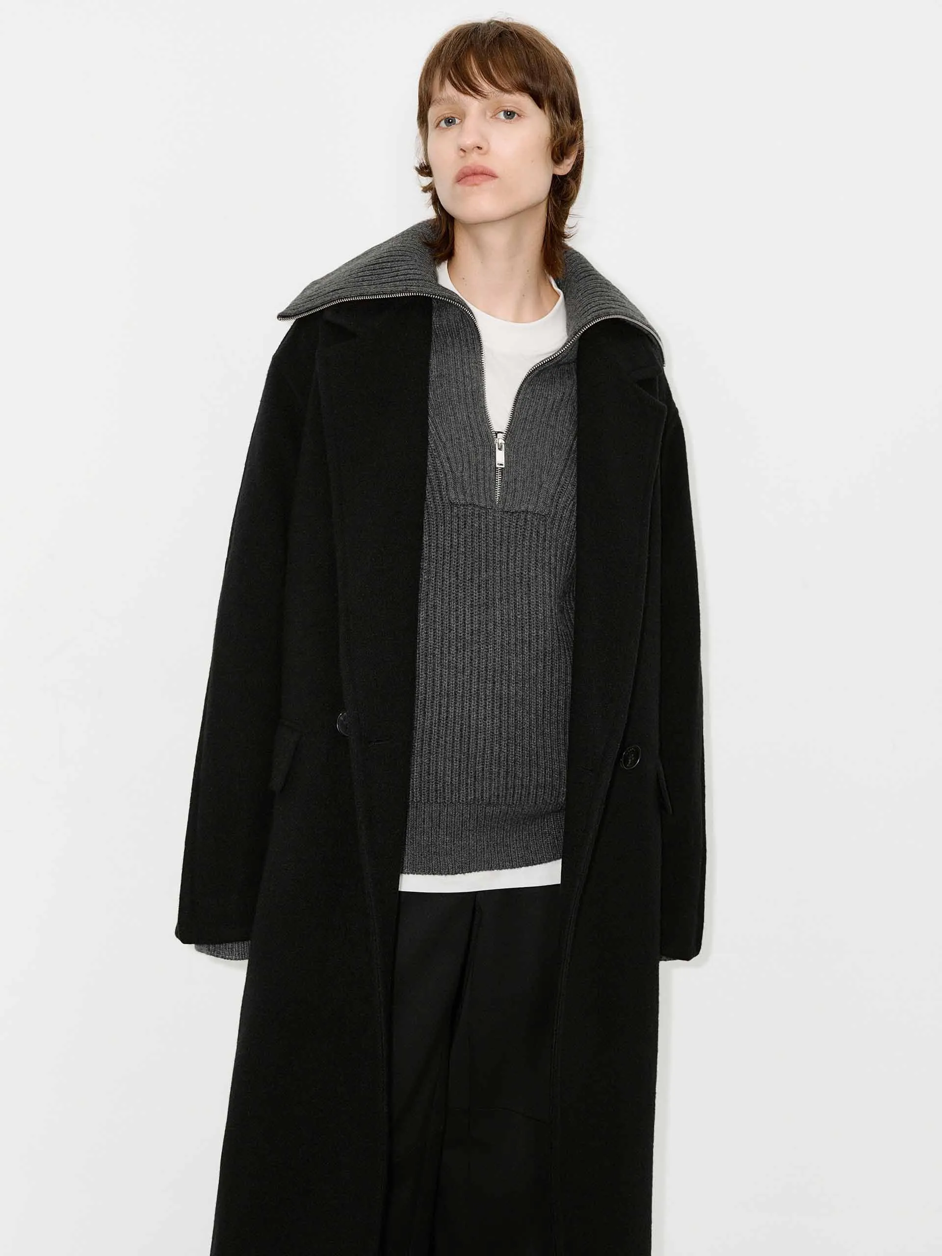 Double Breasted Belted Coat sold by Mo&Co product image thumbnail 5