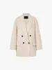 Tailored Wool Blend Midi Coat sold by Mo&Co