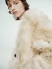 Buckle Faux Fur Coat sold by Mo&Co