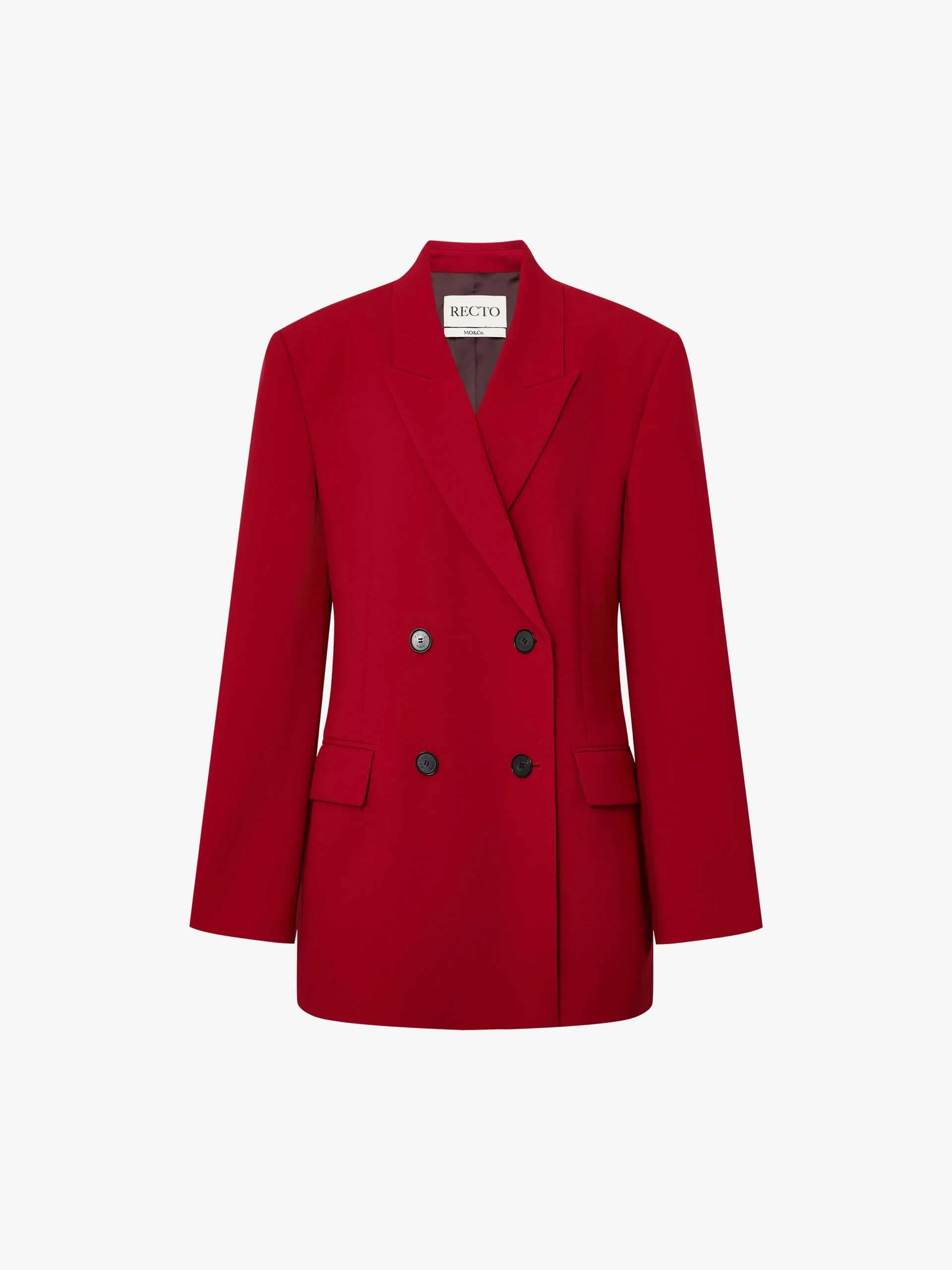 Structured Wool Blazer sold by Mo&Co product image thumbnail 5