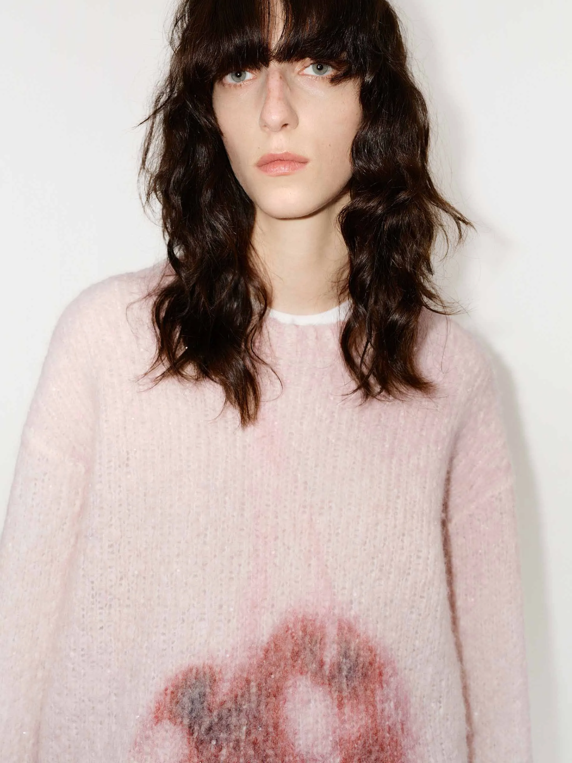 Ripped Detail Fluffy Sweater sold by Mo&Co product image thumbnail 5