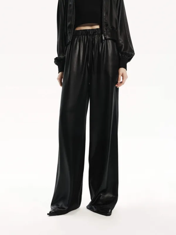Straight Elastic Waist Pants sold by Mo&Co