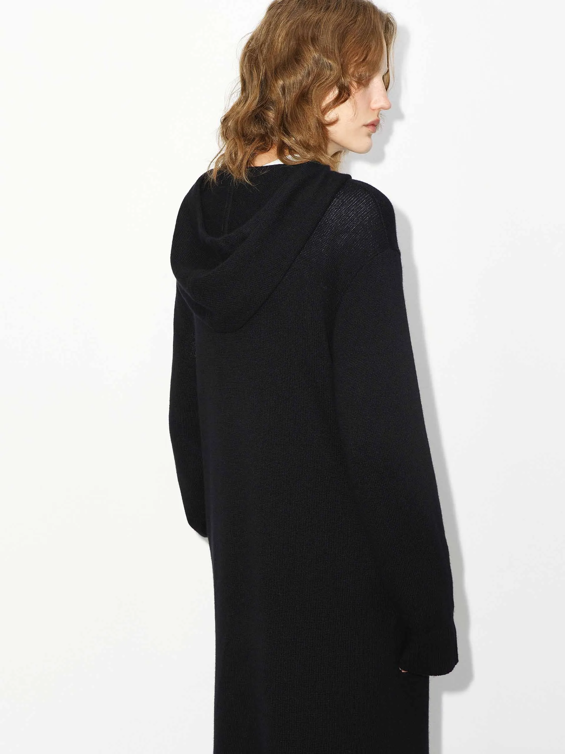 Wool Hood Midi Dress sold by Mo&Co product image thumbnail 3