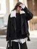 Fur Collar Quilted Coat with Belt sold by Mo&Co