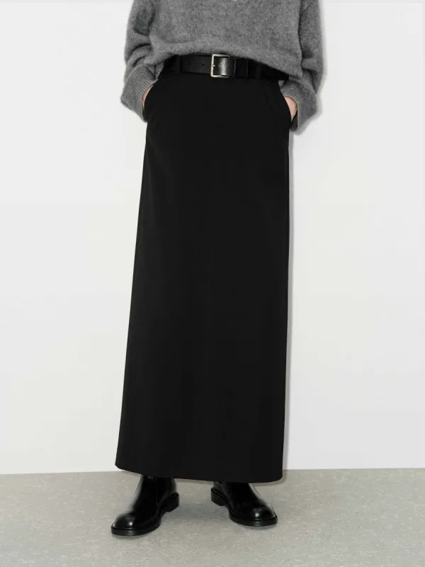 Back Slit Straight Skirt sold by Mo&Co