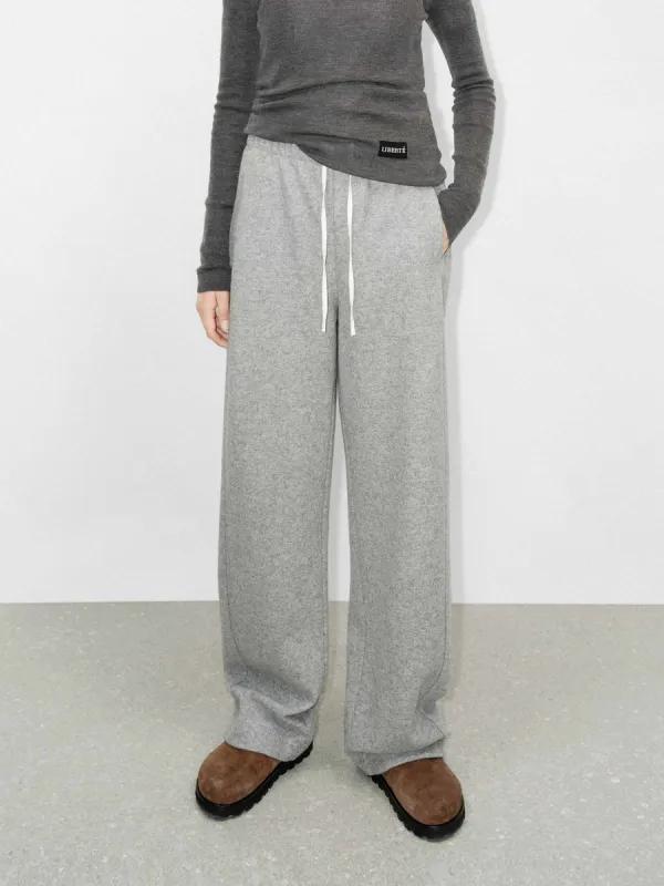 Deconstructed Waist Straight Pants sold by Mo&Co