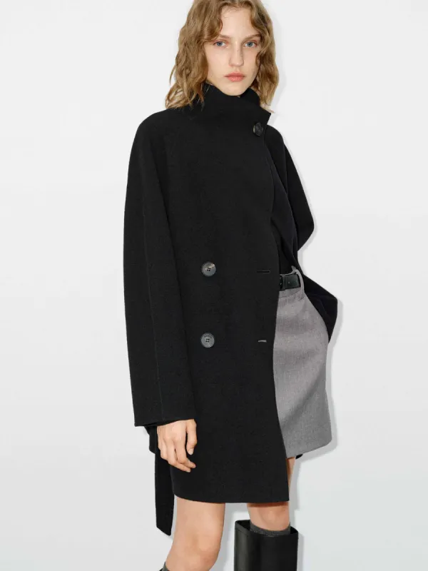 Belted Double Sided Wool Coat sold by Mo&Co