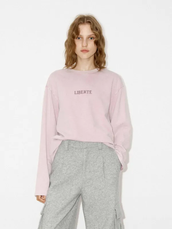 Distress Detail Cotton T-shirt sold by Mo&Co