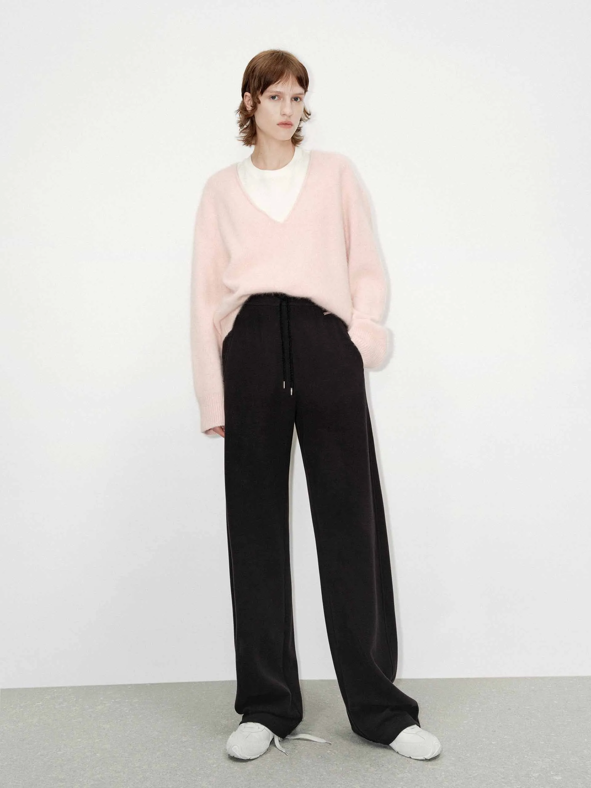 Deep V-neck Loose Sweater sold by Mo&Co product image thumbnail 2