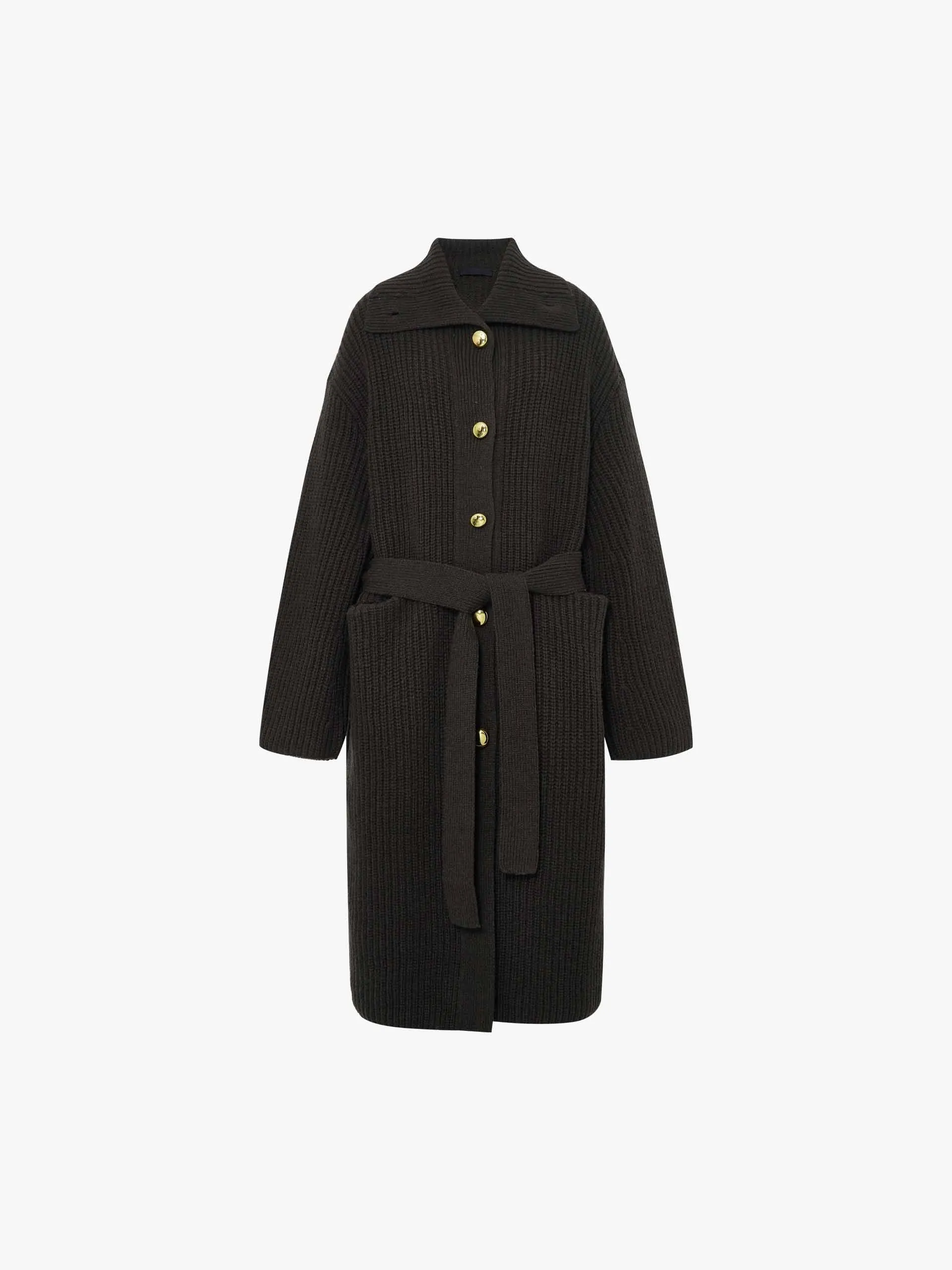 Metal Button Long Cardigan sold by Mo&Co product image thumbnail 5