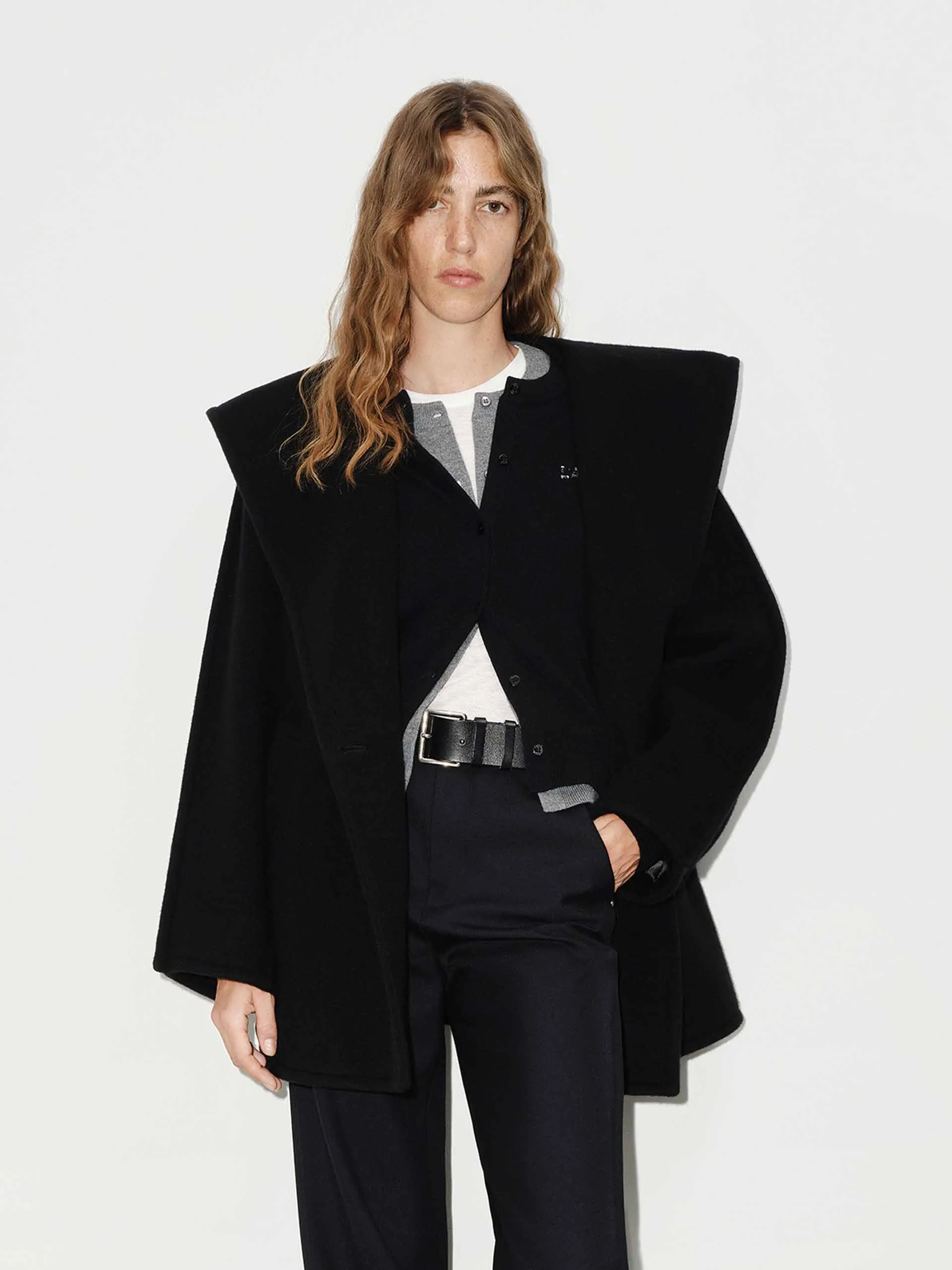 Comfy Wool Hood Coat sold by Mo&Co