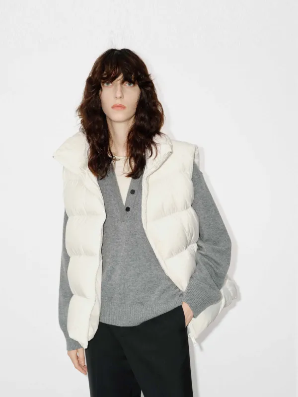 Zip Closure Goose Down Vest sold by Mo&Co