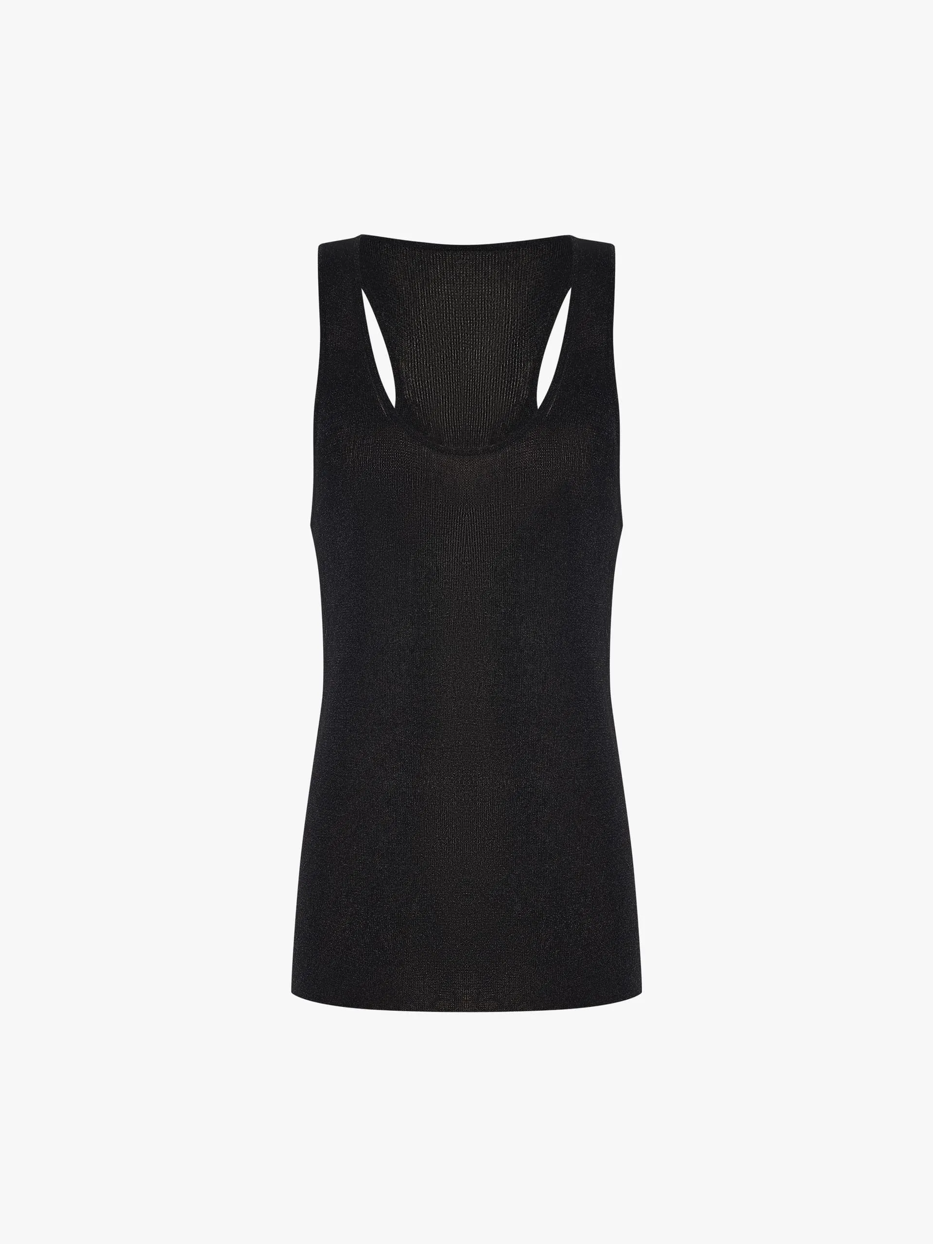 U-neck Knitted Tank sold by Mo&Co product image thumbnail 5