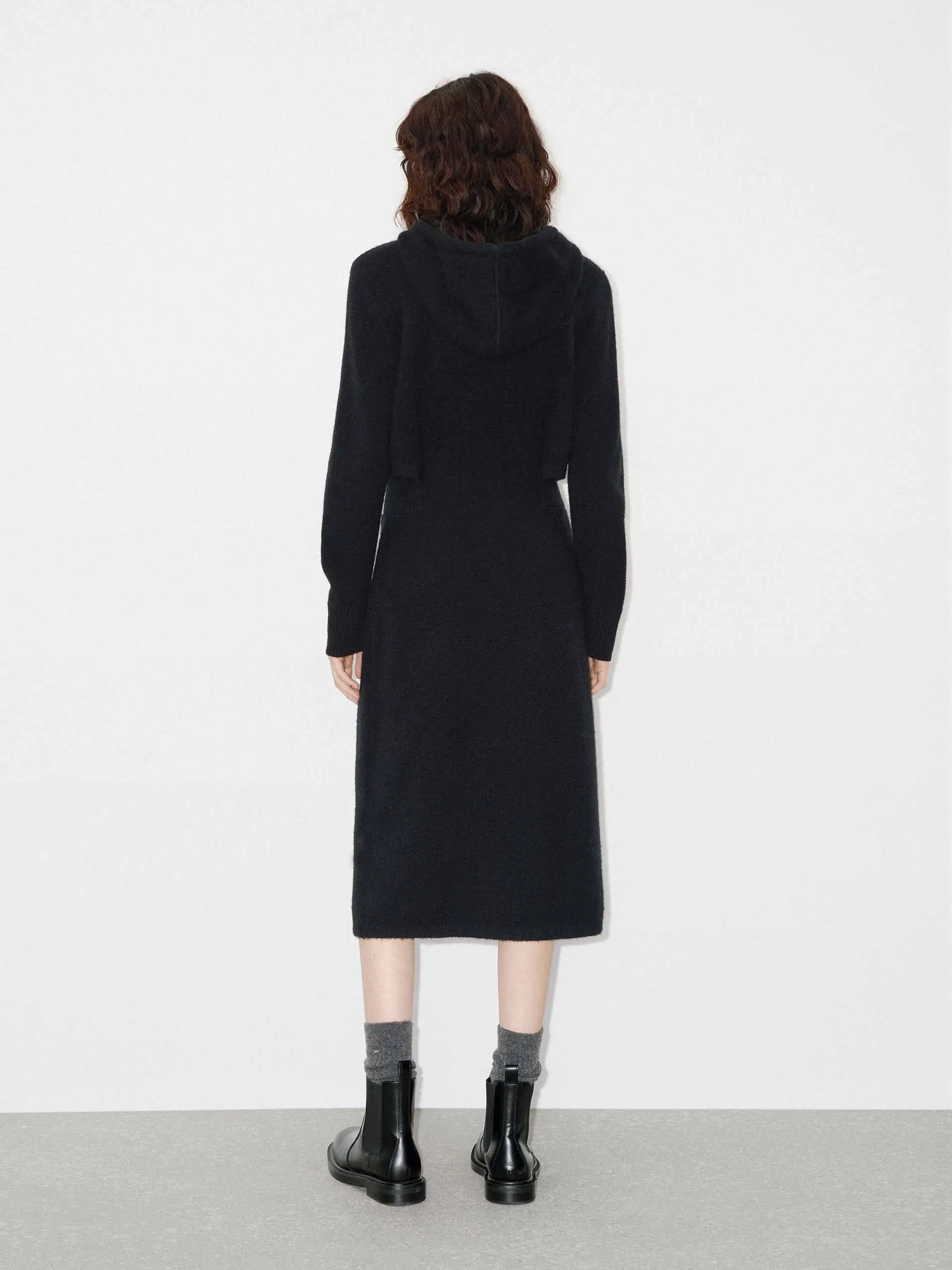 Cutout Waist Hood Dress sold by Mo&Co product image thumbnail 3