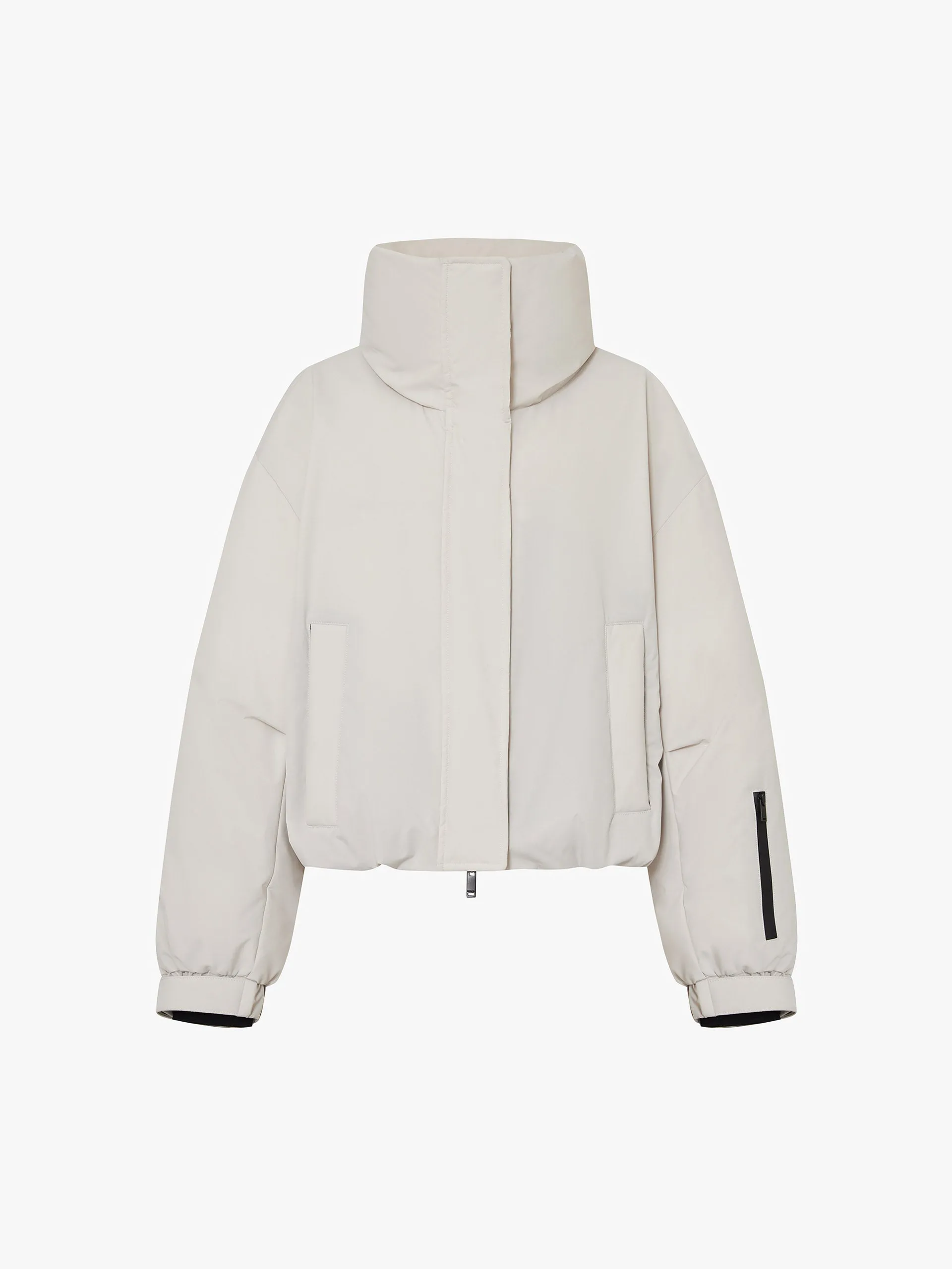 Funnel Neck Cropped Jacket sold by Mo&Co product image thumbnail 5