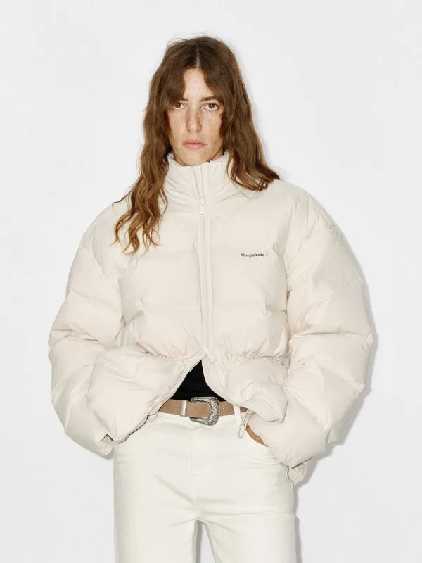 Drawstring Waist Down Jacket sold by Mo&Co