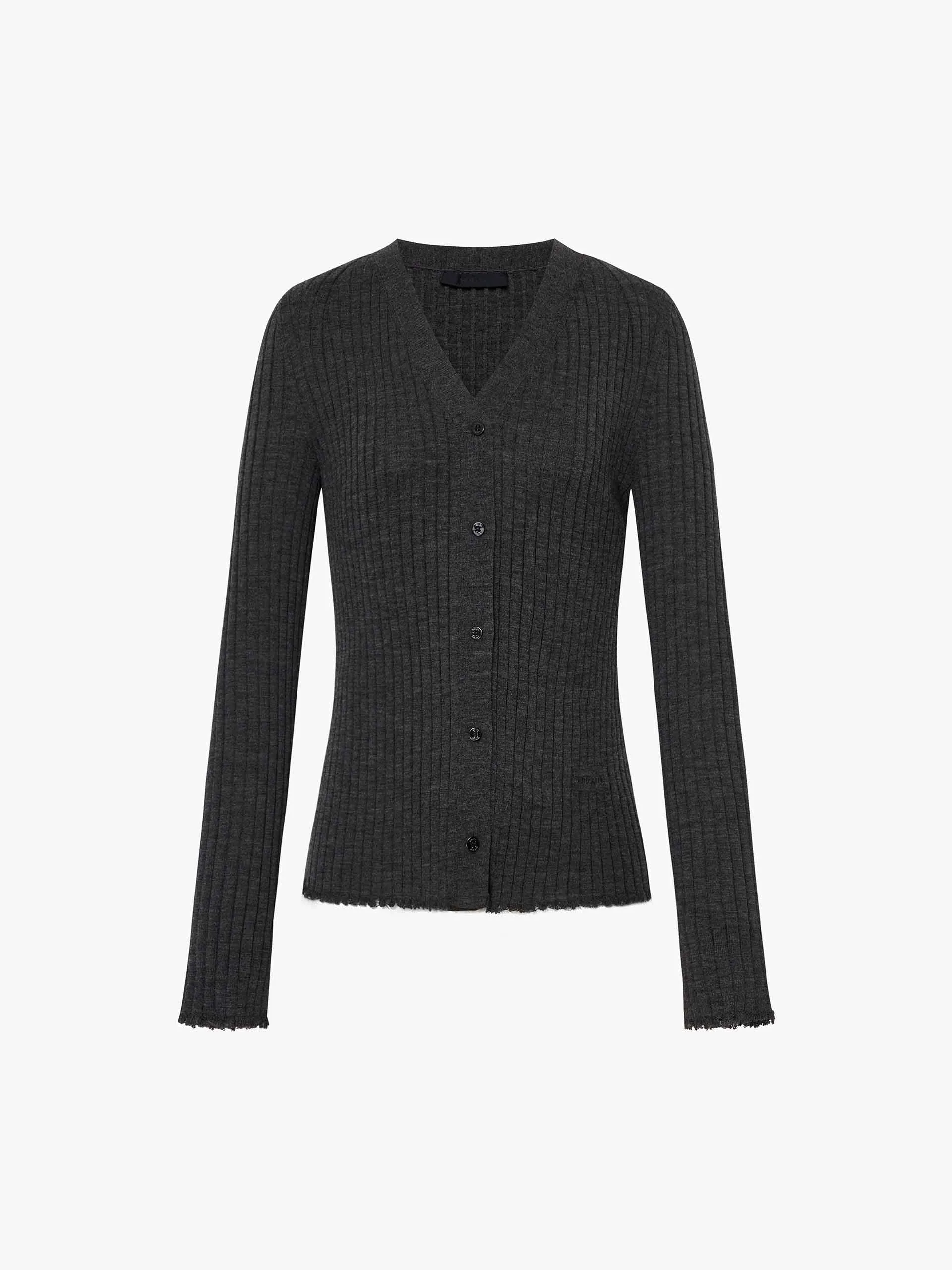 Close Fit Wool Knit Cardigan sold by Mo&Co product image thumbnail 5