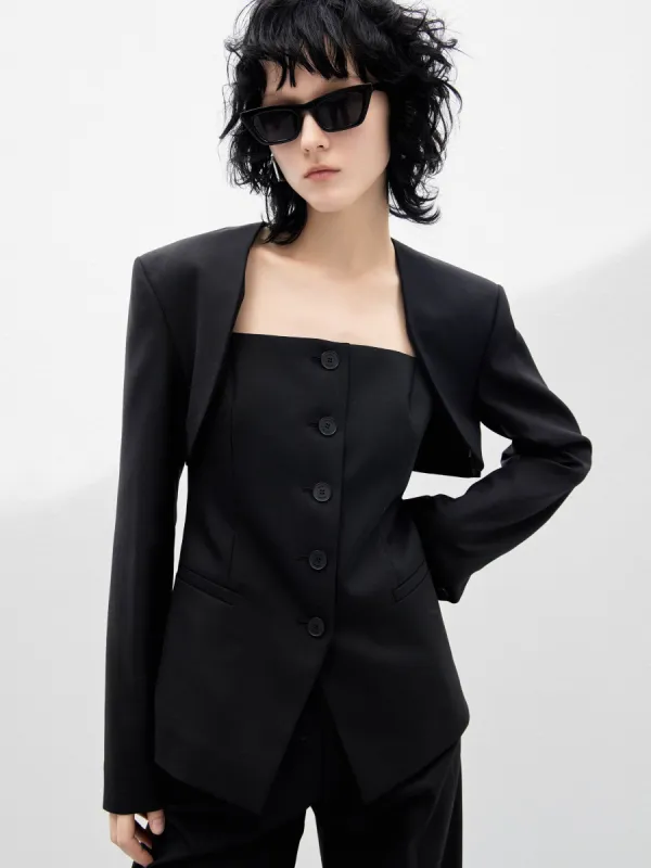 Two Piece Slim Fit Blazer sold by Mo&Co