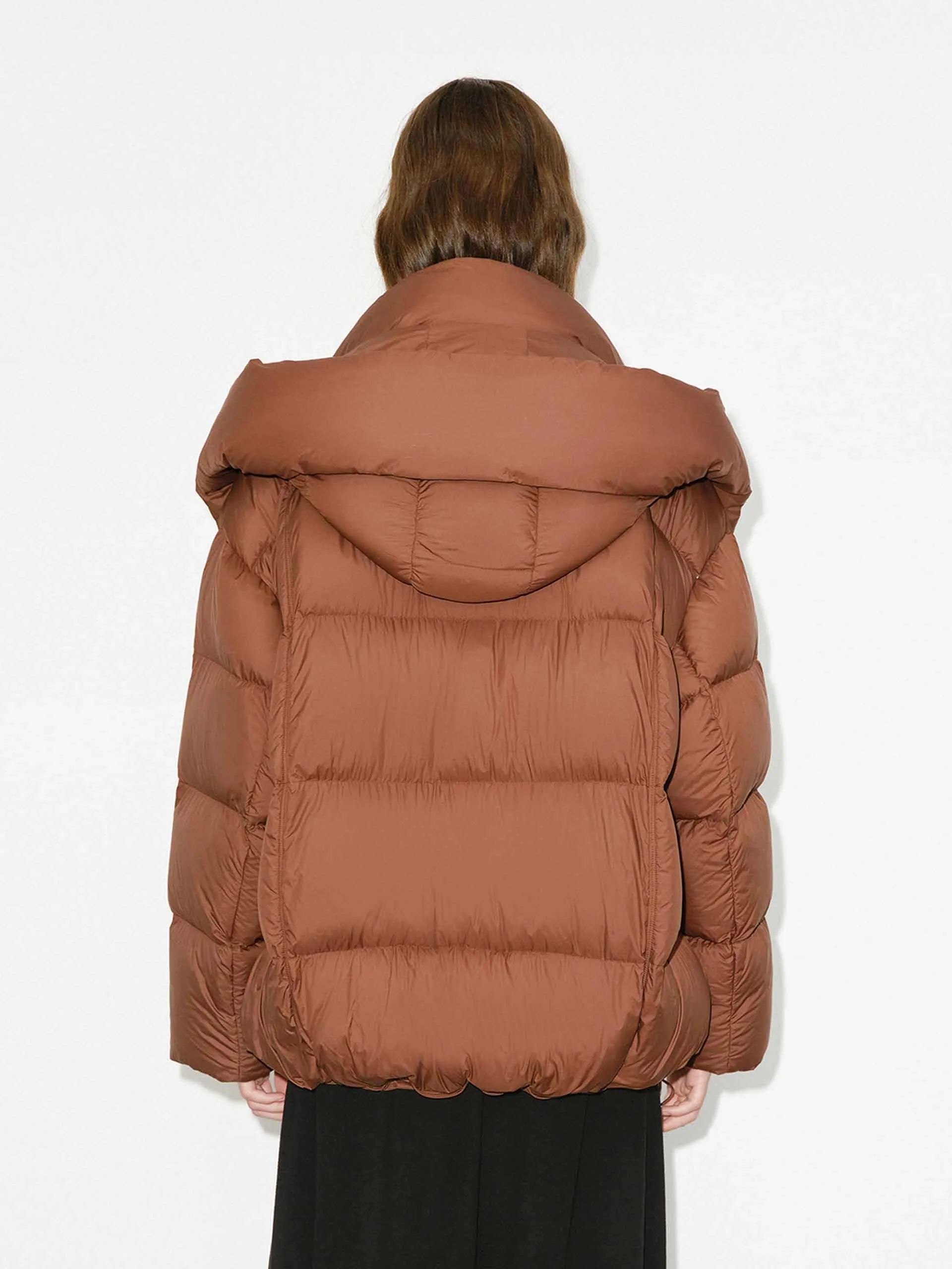 Funnel Neck Puffer Jacket sold by Mo&Co product image thumbnail 3